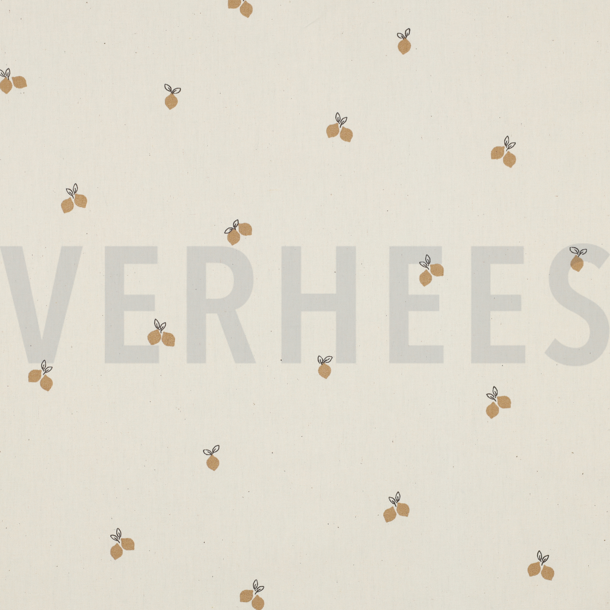 BAUMWOLLE POPELINE GOTS NATURAL FRÜCHTE NATUR (high resolution)