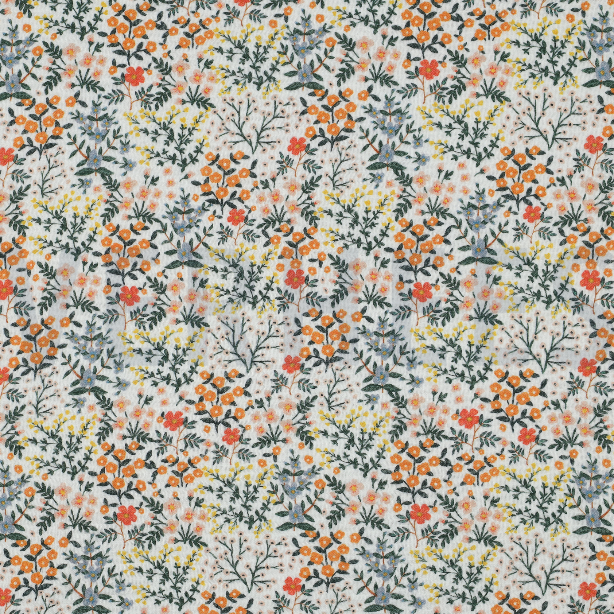 DOUBLE GAUZE DIGITAAL BLOEMEN WIT (high resolution)