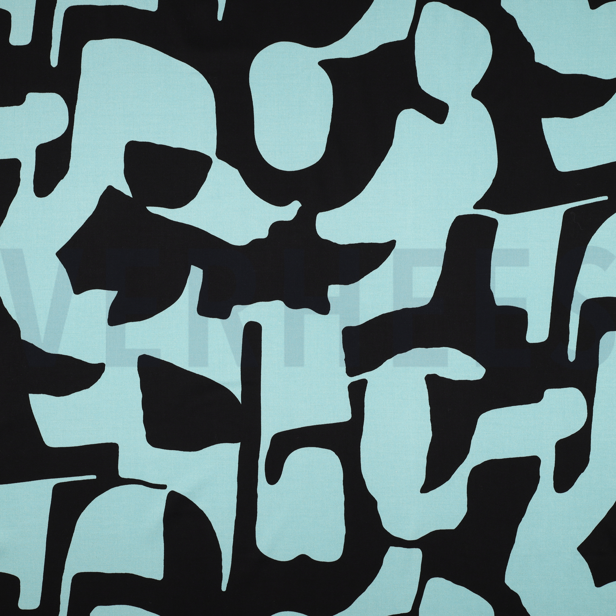 VISKOSE ROSELLA STRETCH GEOMETRISCH HELLBLAU (high resolution)