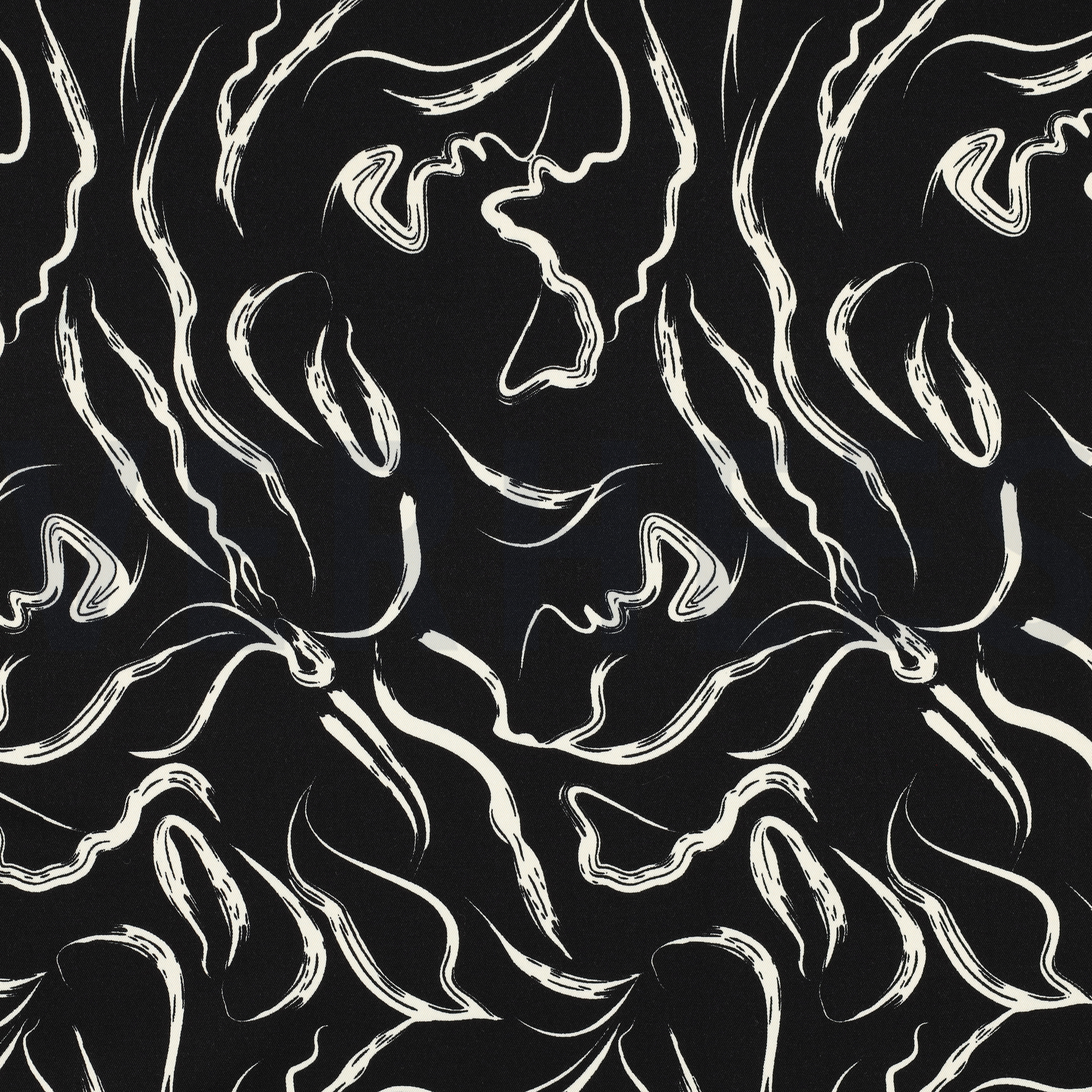VISCOSE ROSELLA STRETCH ABSTRACT ZWART (high resolution)