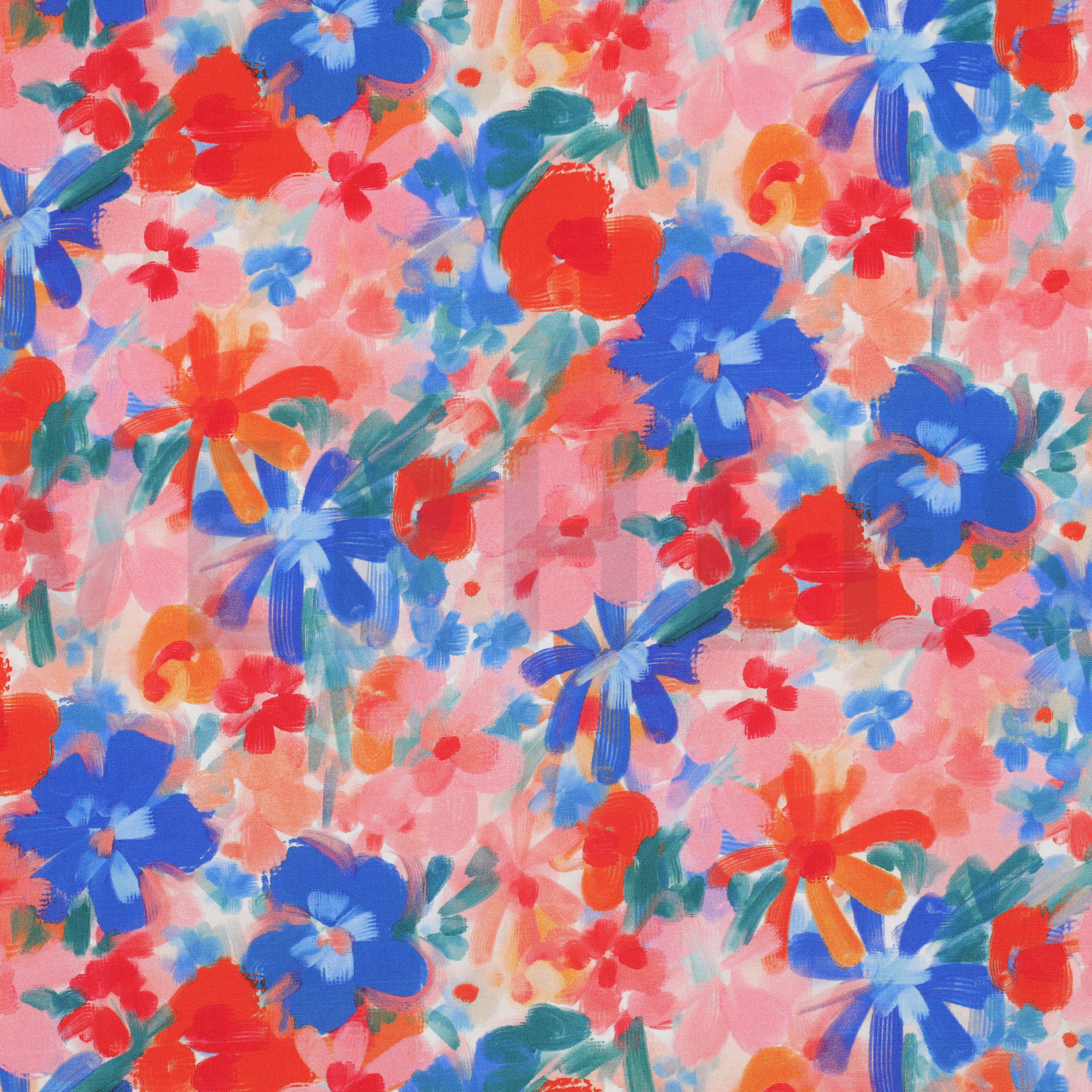 VISCOSE RADIANCE DIGITAAL BLOEMEN ROZE (high resolution)