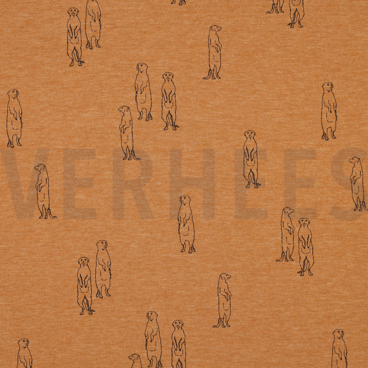 JERSEY MÉLANGE SURICATES CAMEL MÉLANGÉ (high resolution)