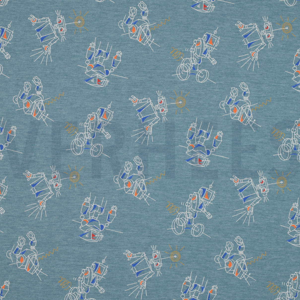 JERSEY MELIERT ROBOTER RAUCHBLAU MELIERT (high resolution)