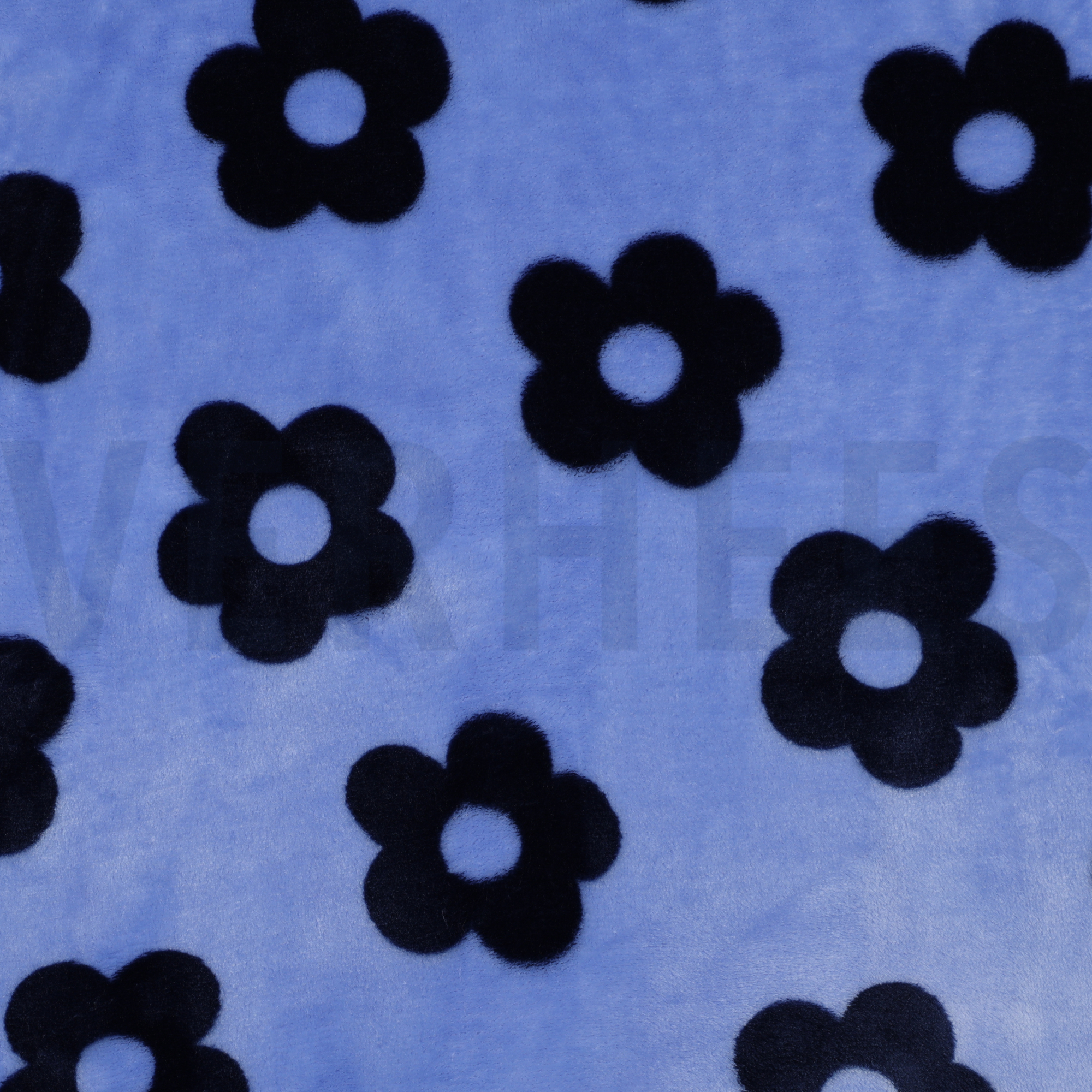 FLEECE BLUMEN JEANSBLAU (high resolution)
