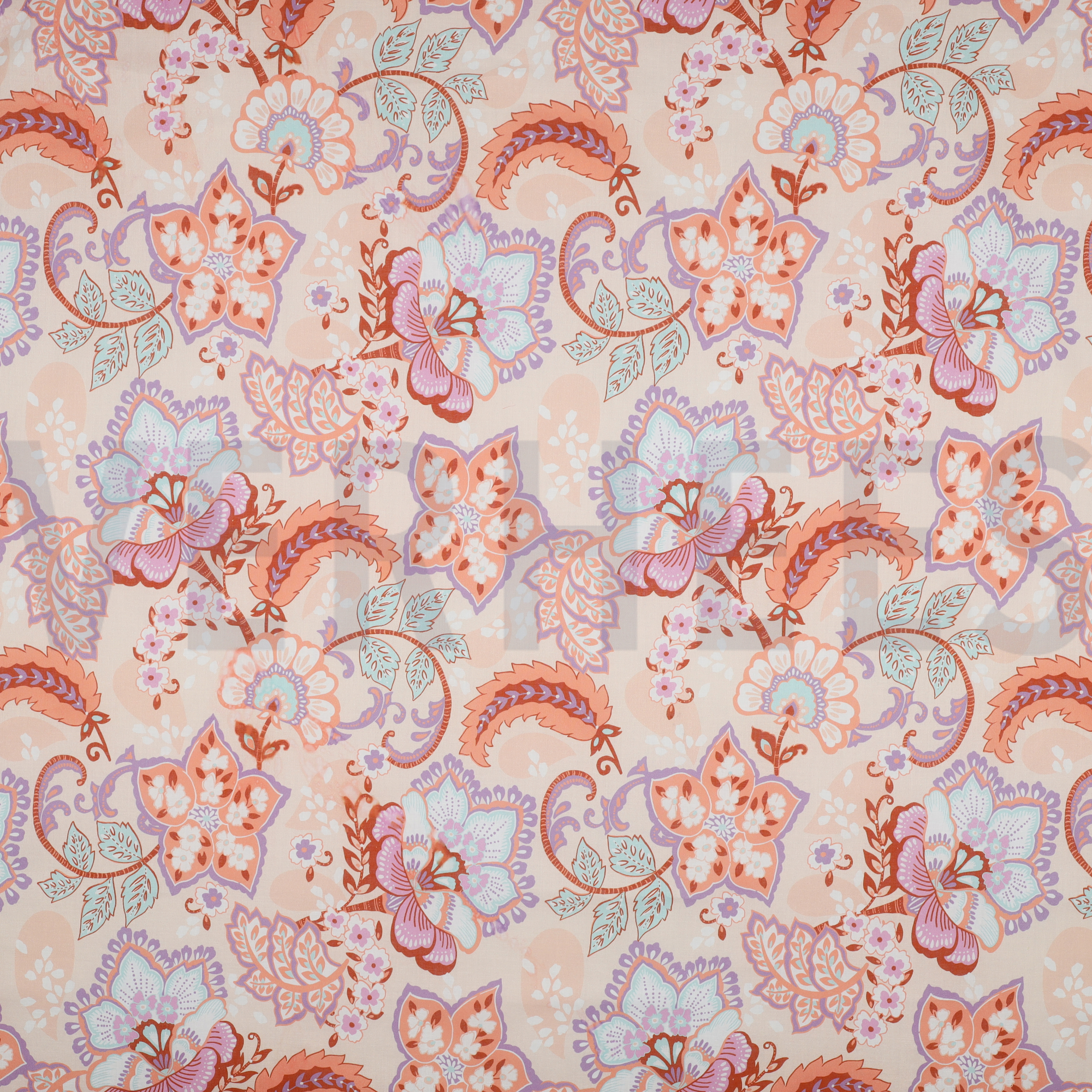 BAUMWOLLE VOILE STELLA NERIDA HANSEN KORALLE (high resolution)