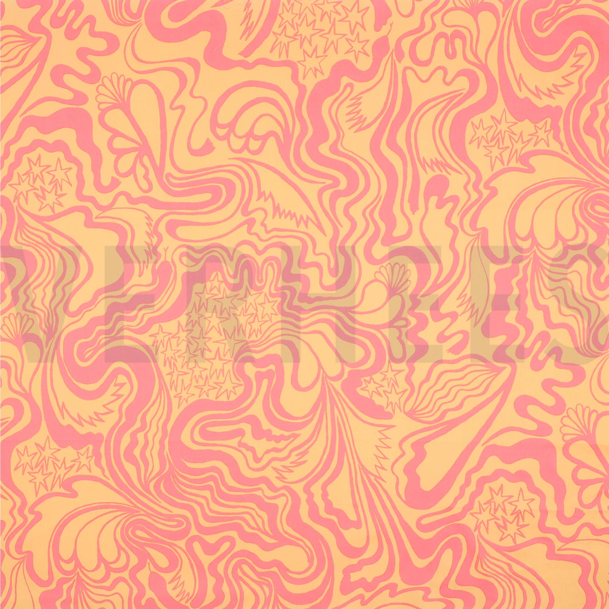 KATOENEN POPLIN THE WANDERER NERIDA HANSEN ORANJE (high resolution)