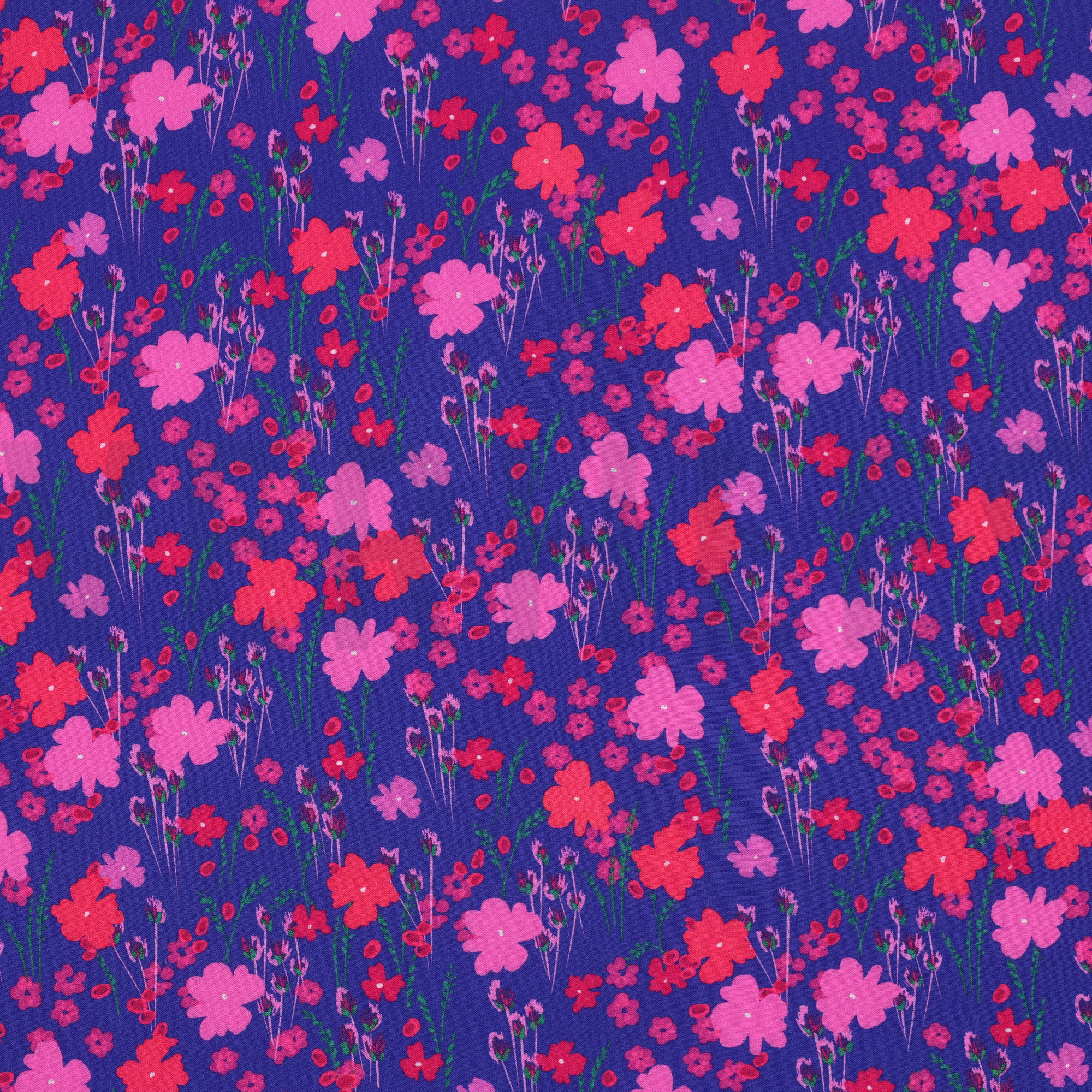 LENZING™ ECOVERO™ DIGITAL FLOWERS COBALT (high resolution)