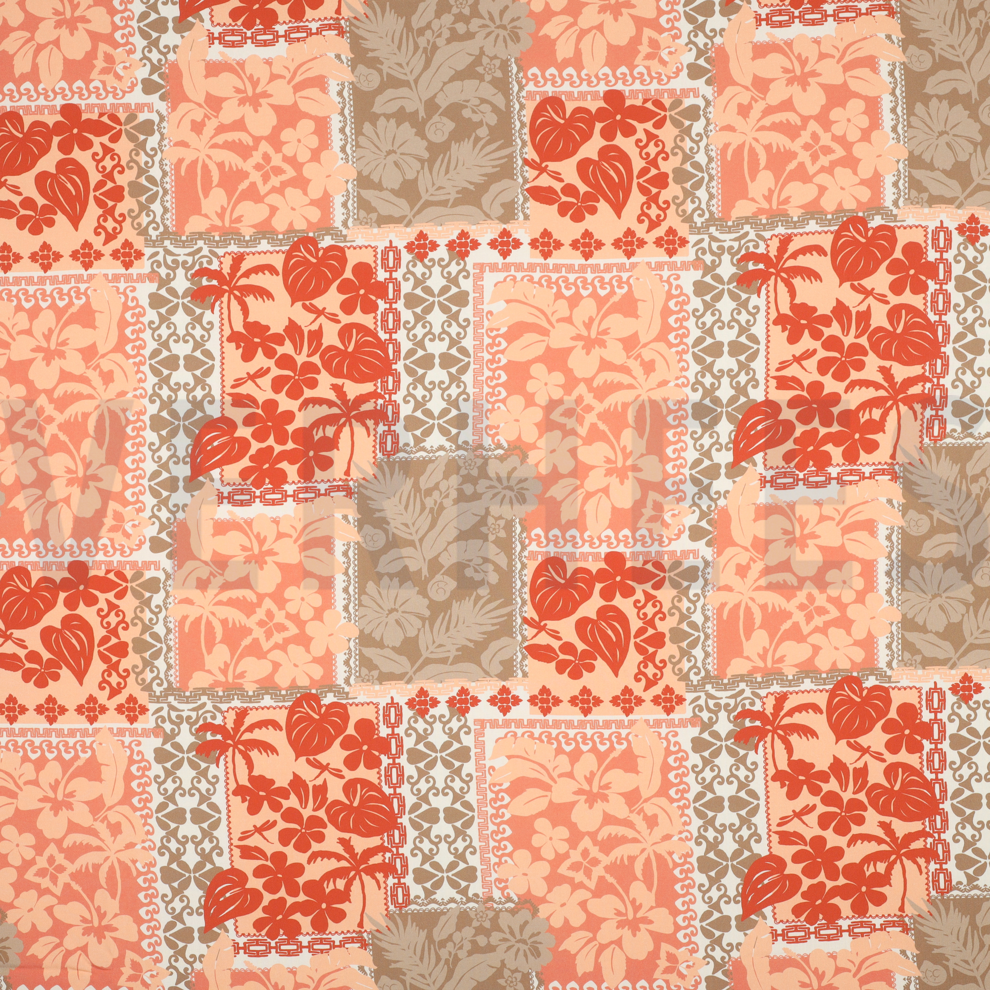 LENZING™ ECOVERO™ FLOWERS PATCHWORK PEACH (high resolution)