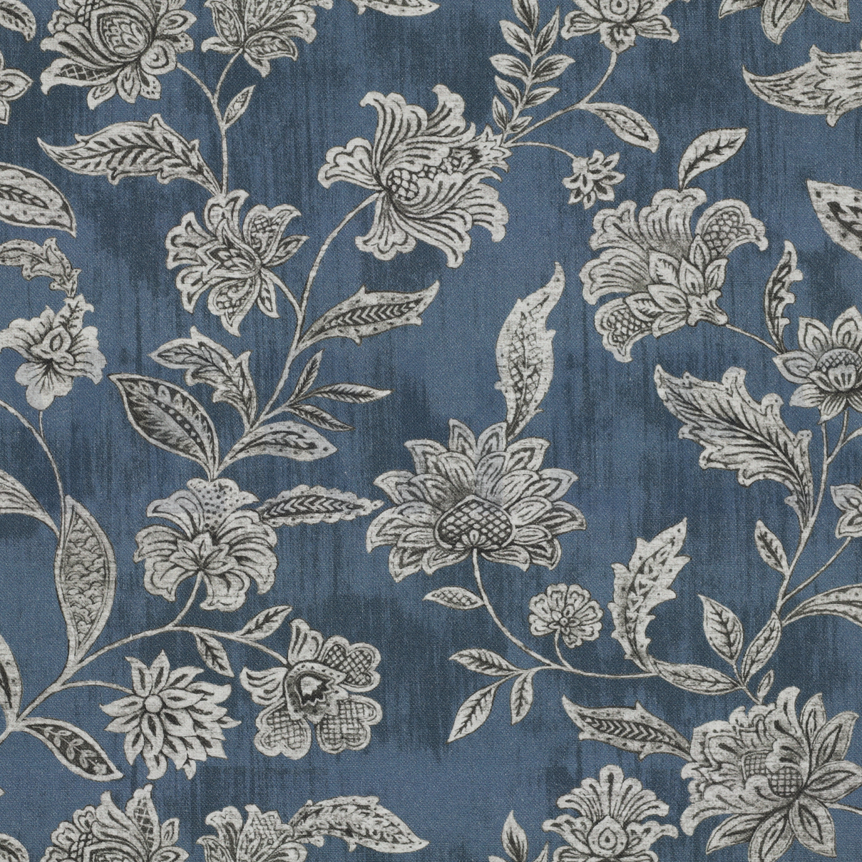 CANVAS DIGITAL BLUMEN BLAU (high resolution)