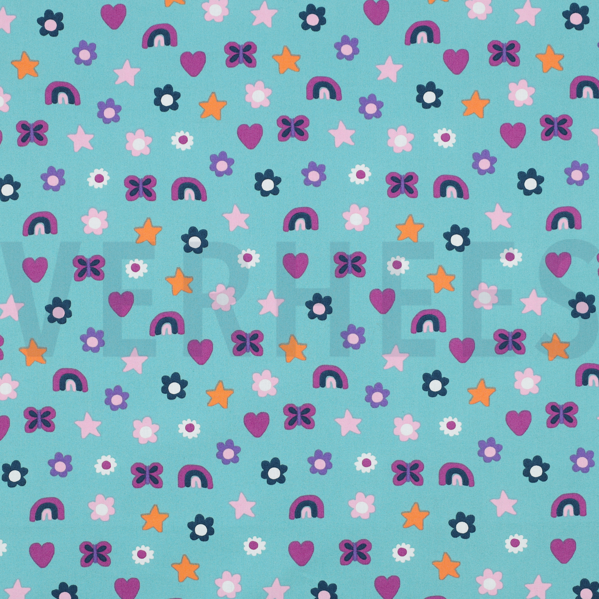 POPELINE DE COTON AMOUR PÉTROLE CLAIR (high resolution)