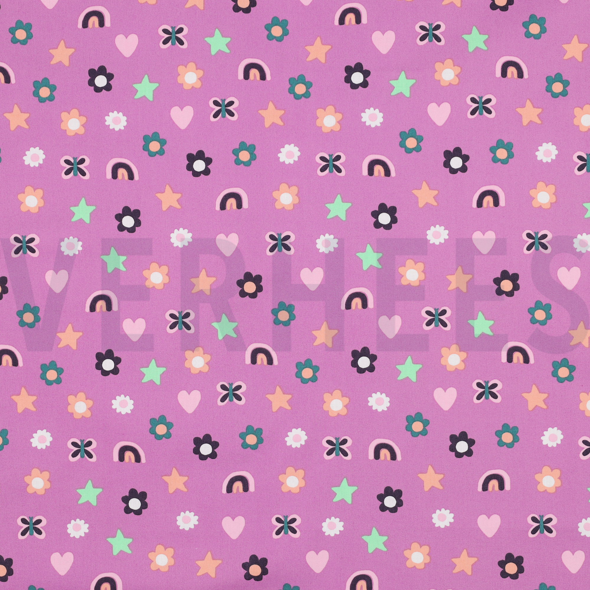 POPELINE DE COTON AMOUR MAUVE (high resolution)