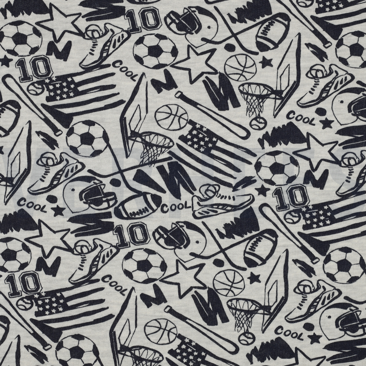 SWEAT MELANGE SPORT ECRU GEMÊLEERD (high resolution)