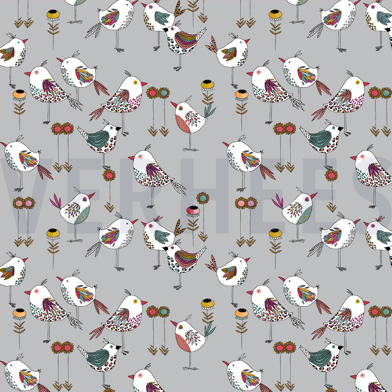 POPELINE DE COTON DIGITAL MONSTERTRUCKS BLEU MARINE (high resolution)