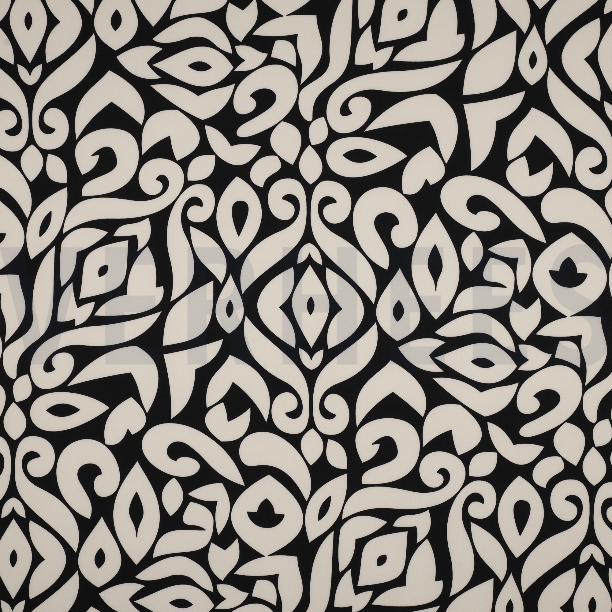 MAGNOLIA STRETCH ABSTRACT BLACK (high resolution)