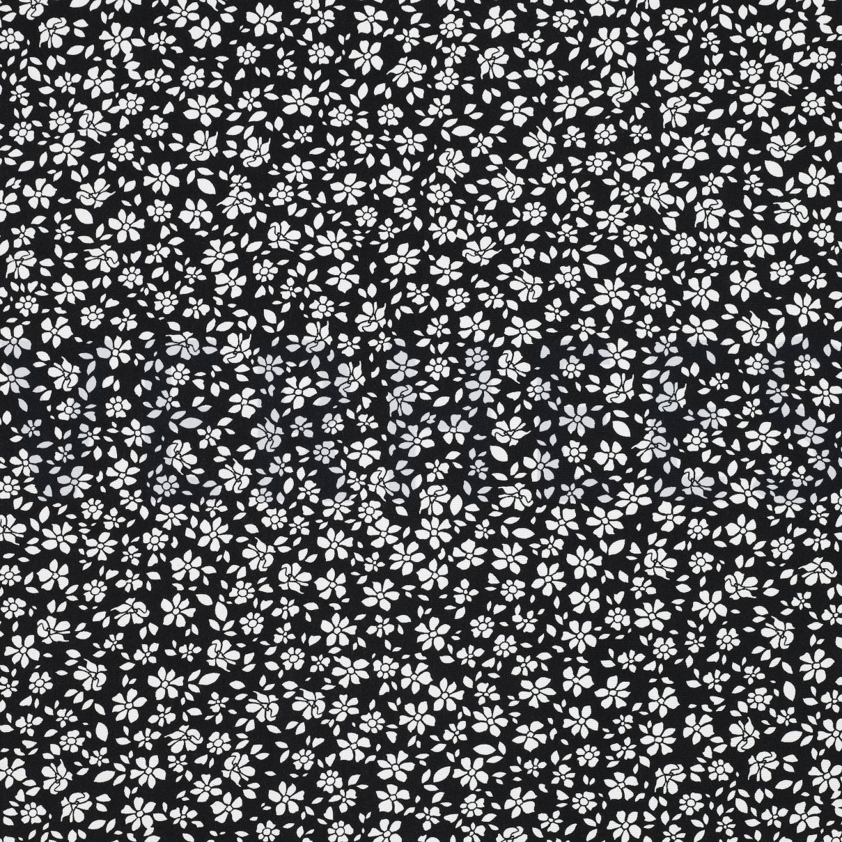 VISCOSE POPLIN STRETCH KLEINE BLOEMEN ZWART (high resolution)