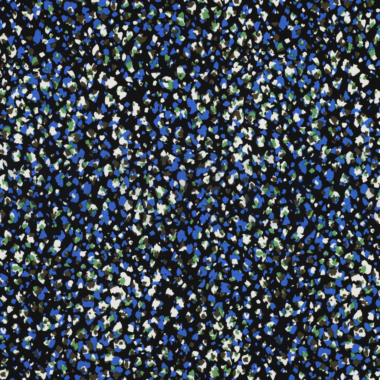 VISCOSE POPLIN STRETCH DIERENHUID ZWART (high resolution)