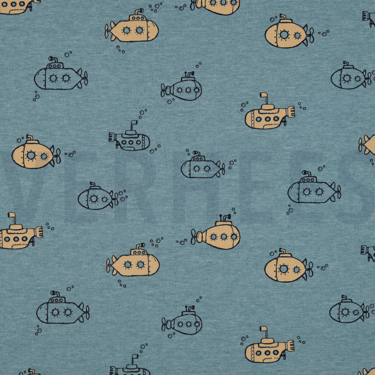 JERSEY MELANGE U-BOOT RAUCHBLAU (high resolution)