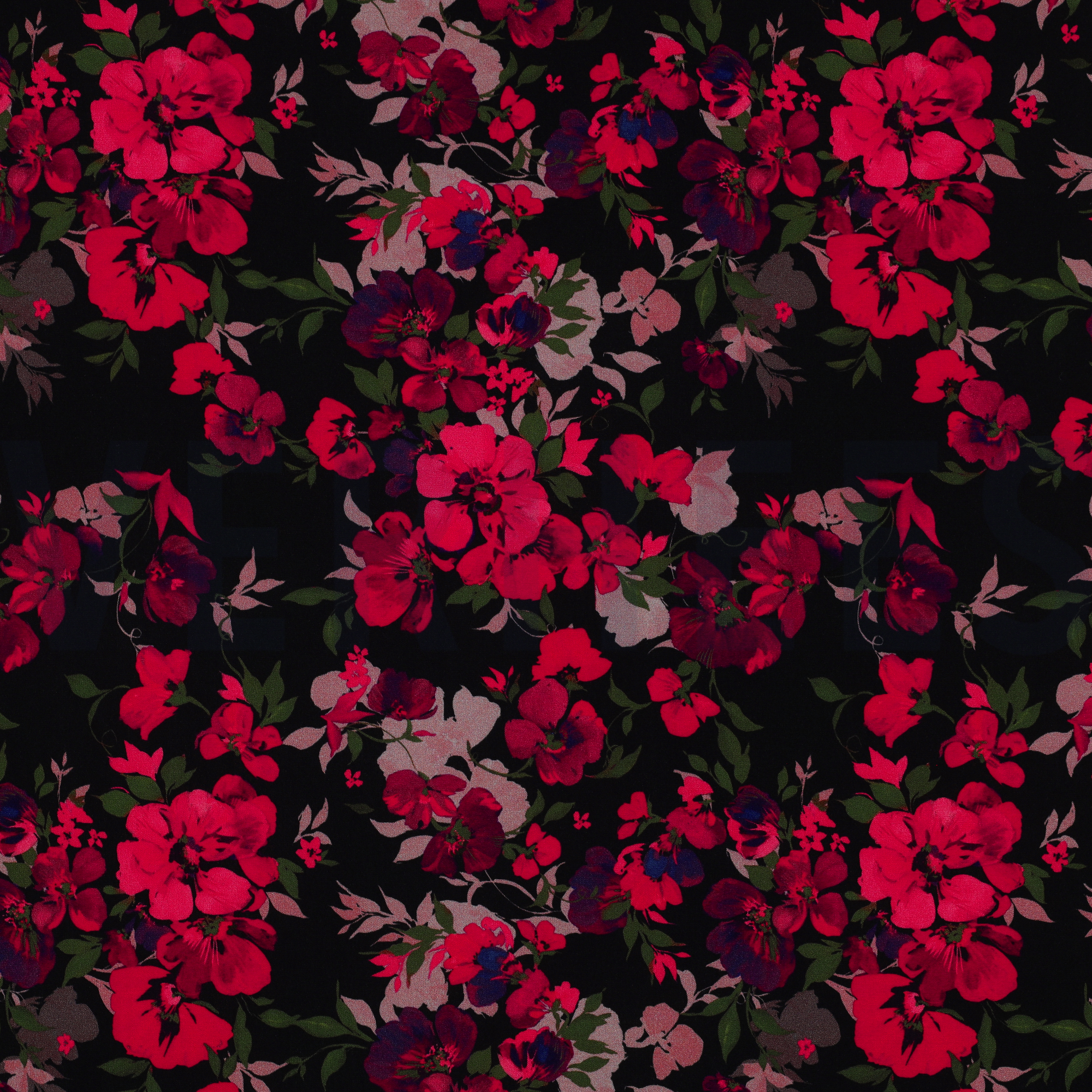 LENZING™ ECOVERO™ DIGITAL FLOWERS BLACK (high resolution)