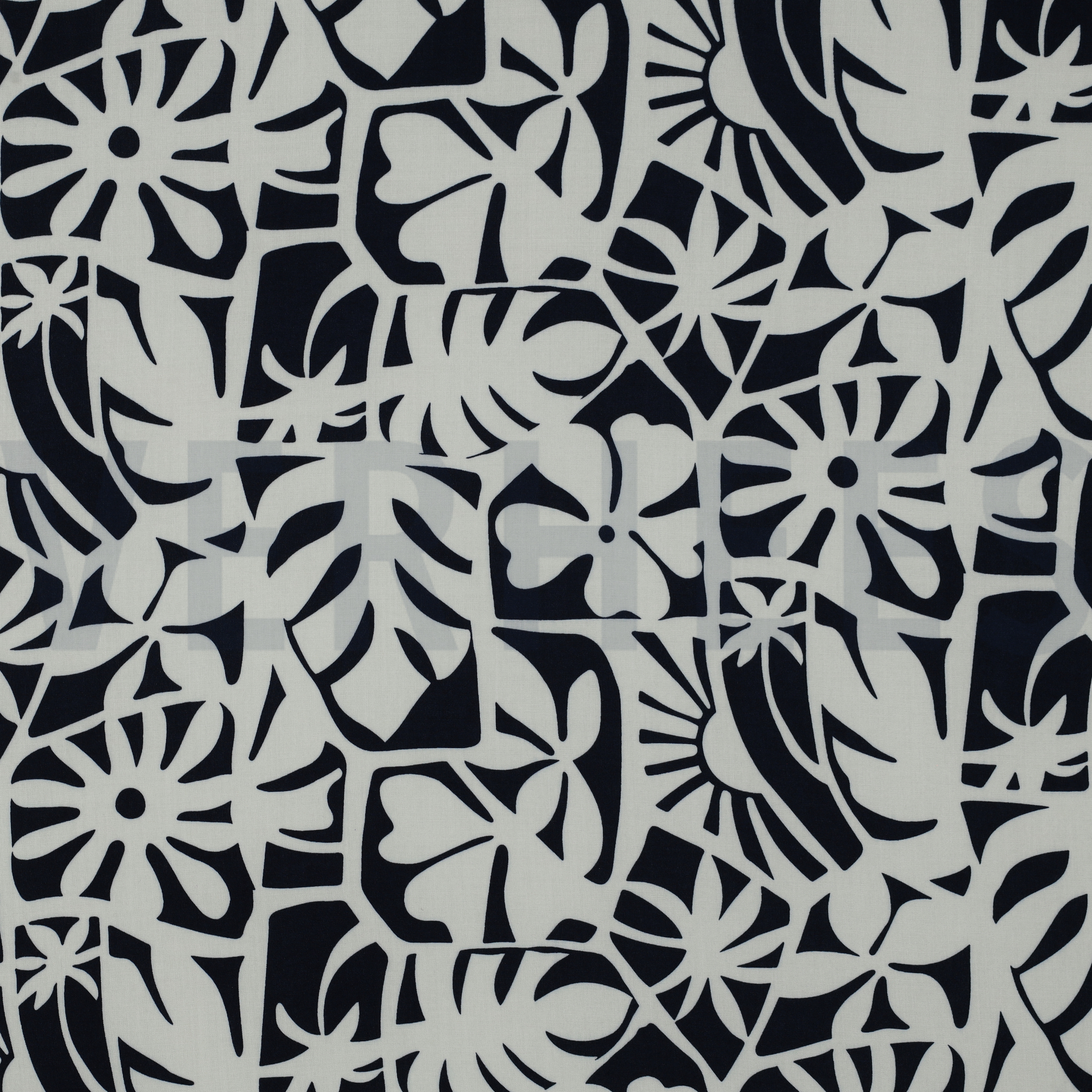 LENZING™ ECOVERO™ GEOMETRIC NAVY (high resolution)