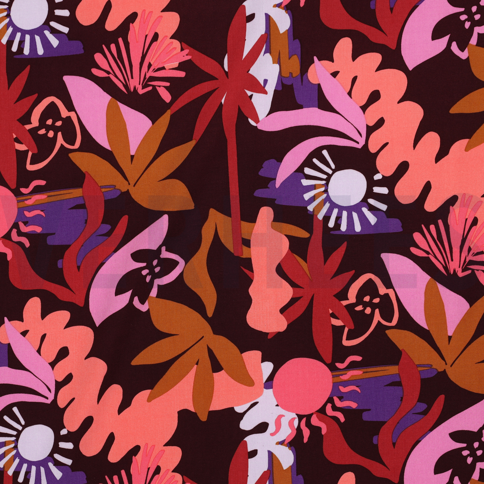 LENZING™ ECOVERO™ FLOWERS BORDEAUX (high resolution)