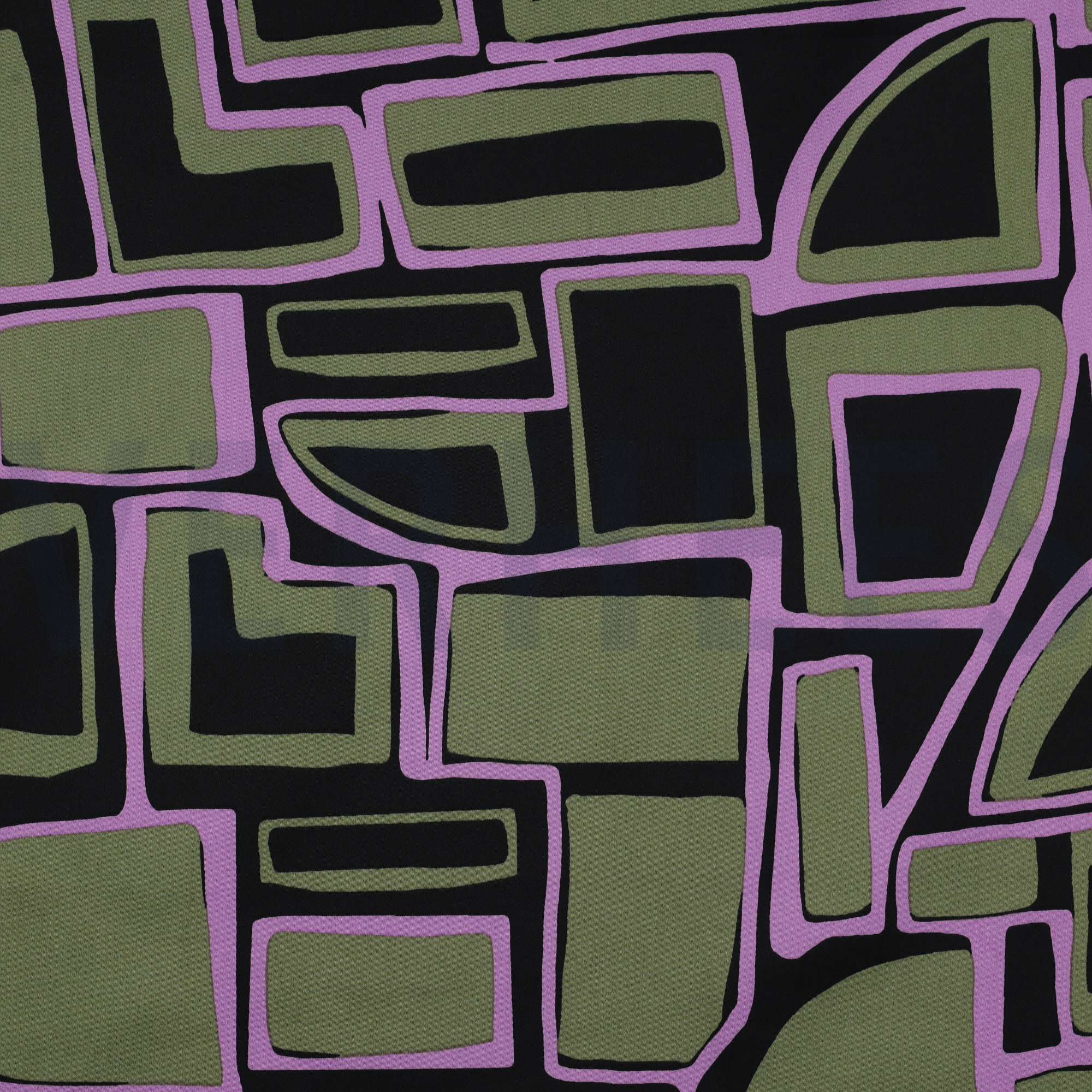 COTON SATIN GEOMETRIQUE NOIR (high resolution)