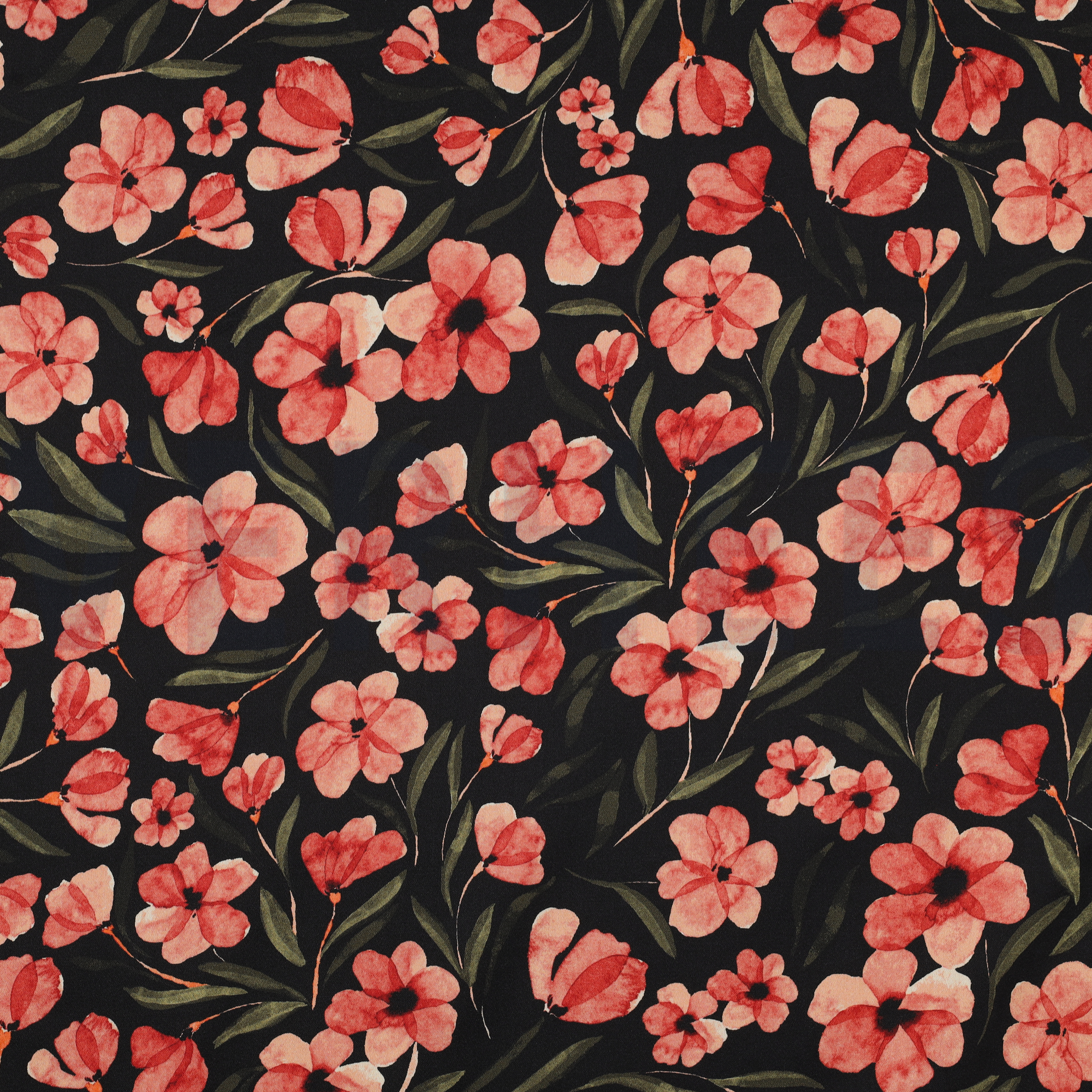 COTTON SATIN DIGITAL FLOWERS RED (high resolution)