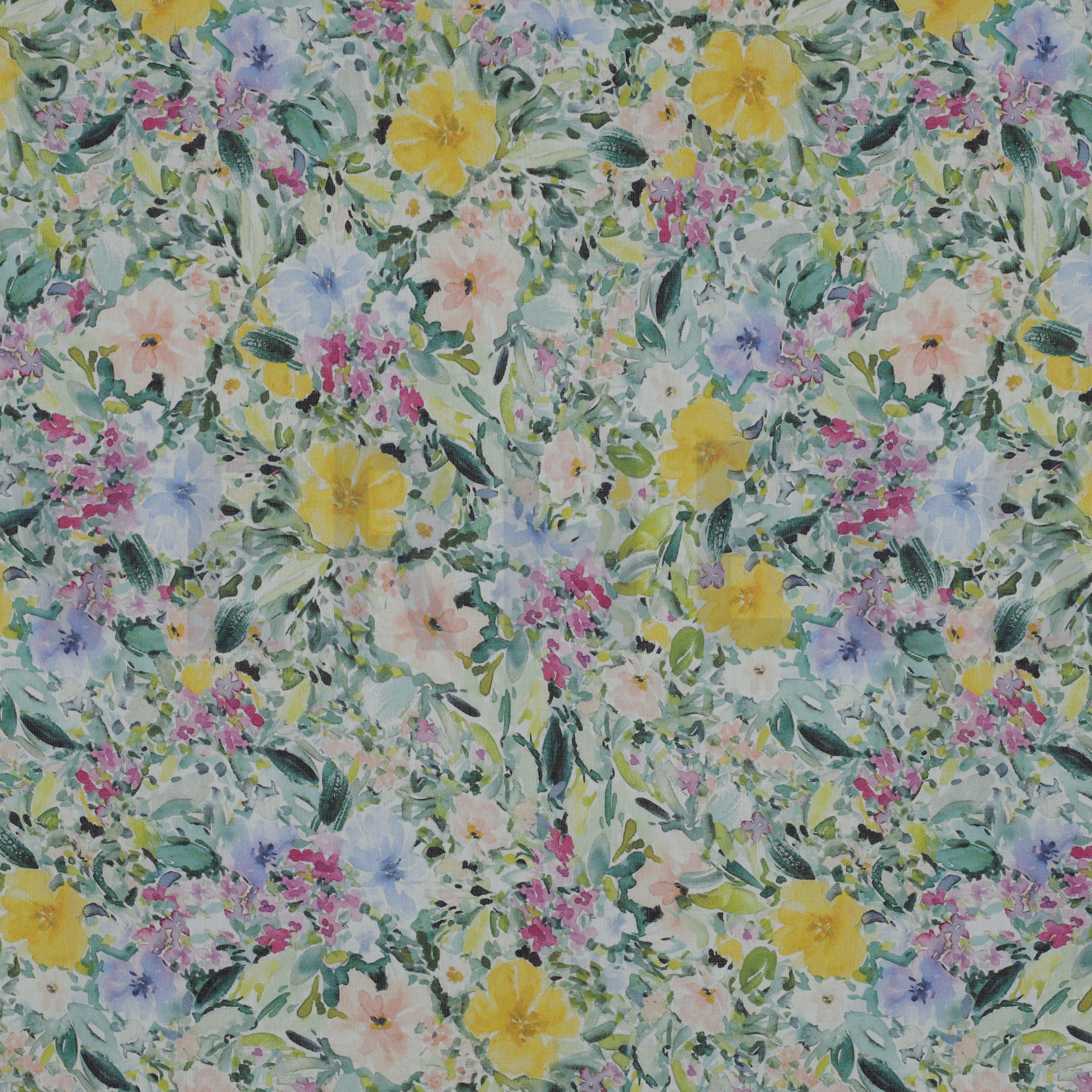KATOEN VOILE DIGITAAL BLOEMEN MULTI (high resolution)
