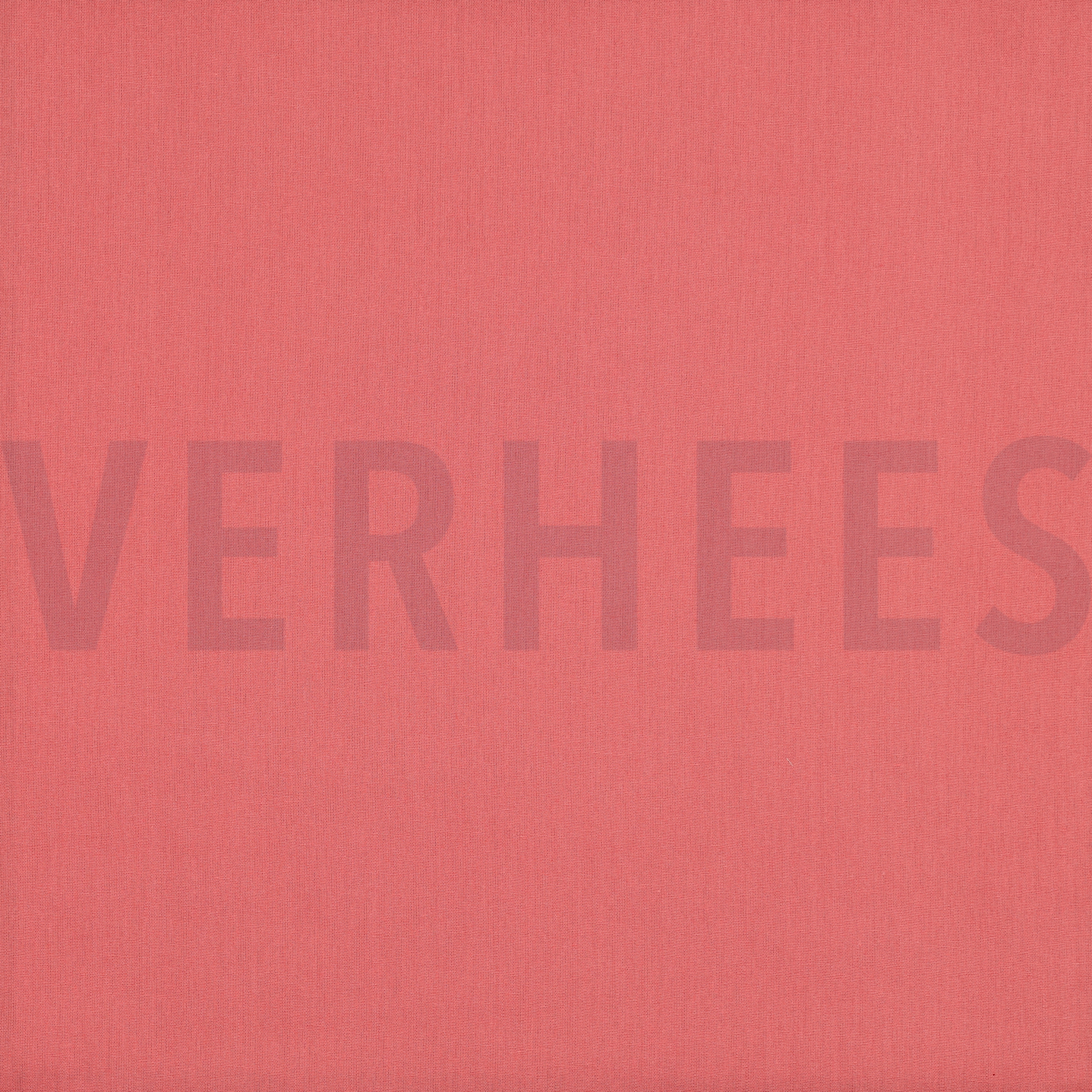 KATOENEN POPLIN KORAAL (high resolution)