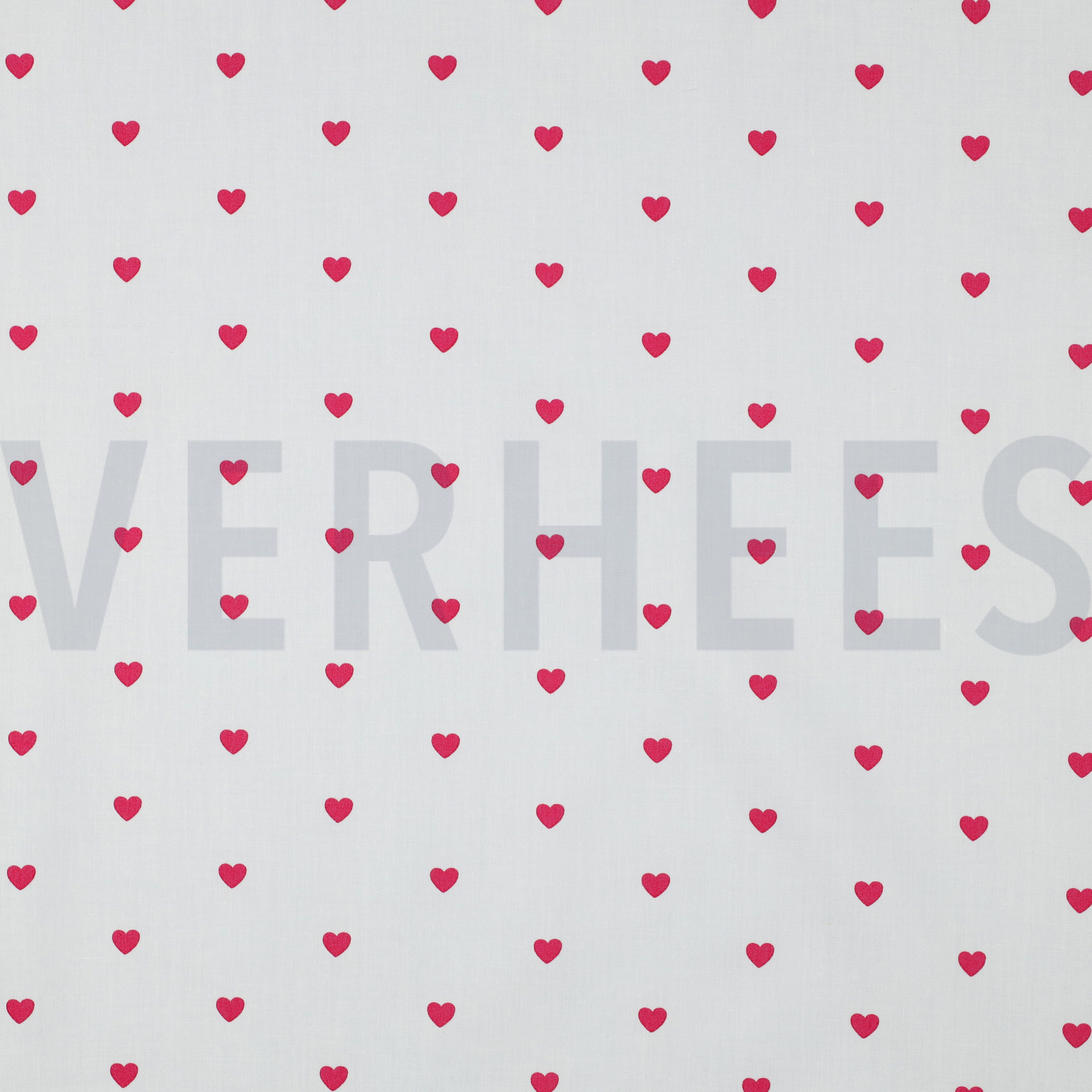 FINE POPLIN HEARTS WHITE/FUCHSIA (high resolution)