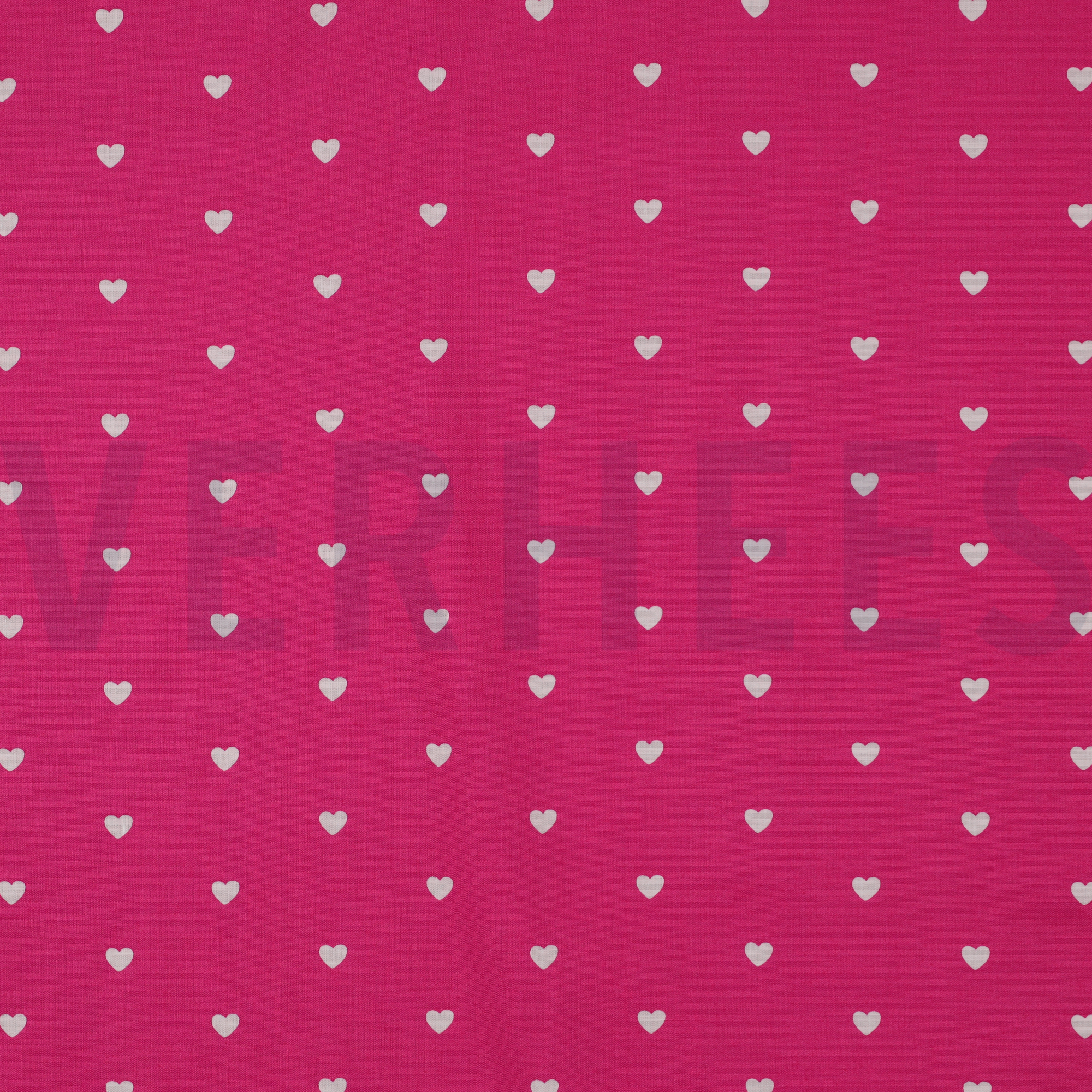FINE POPLIN HEARTS FUCHSIA/WHITE (high resolution)
