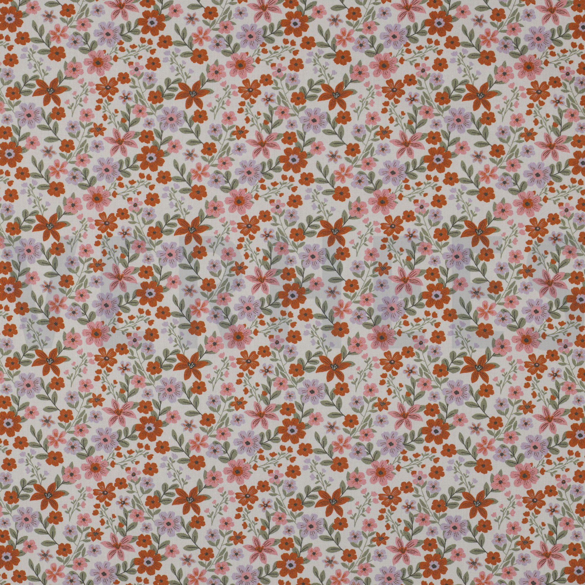 BAUMWOLLE POPELINE GOTS BLUMEN GEBROCHEN WEISS (high resolution)