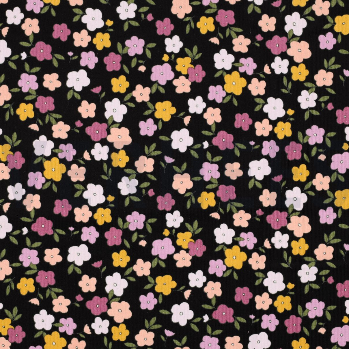 VELOURS MILLERAIES PETIT FLEURS NOIR (high resolution)