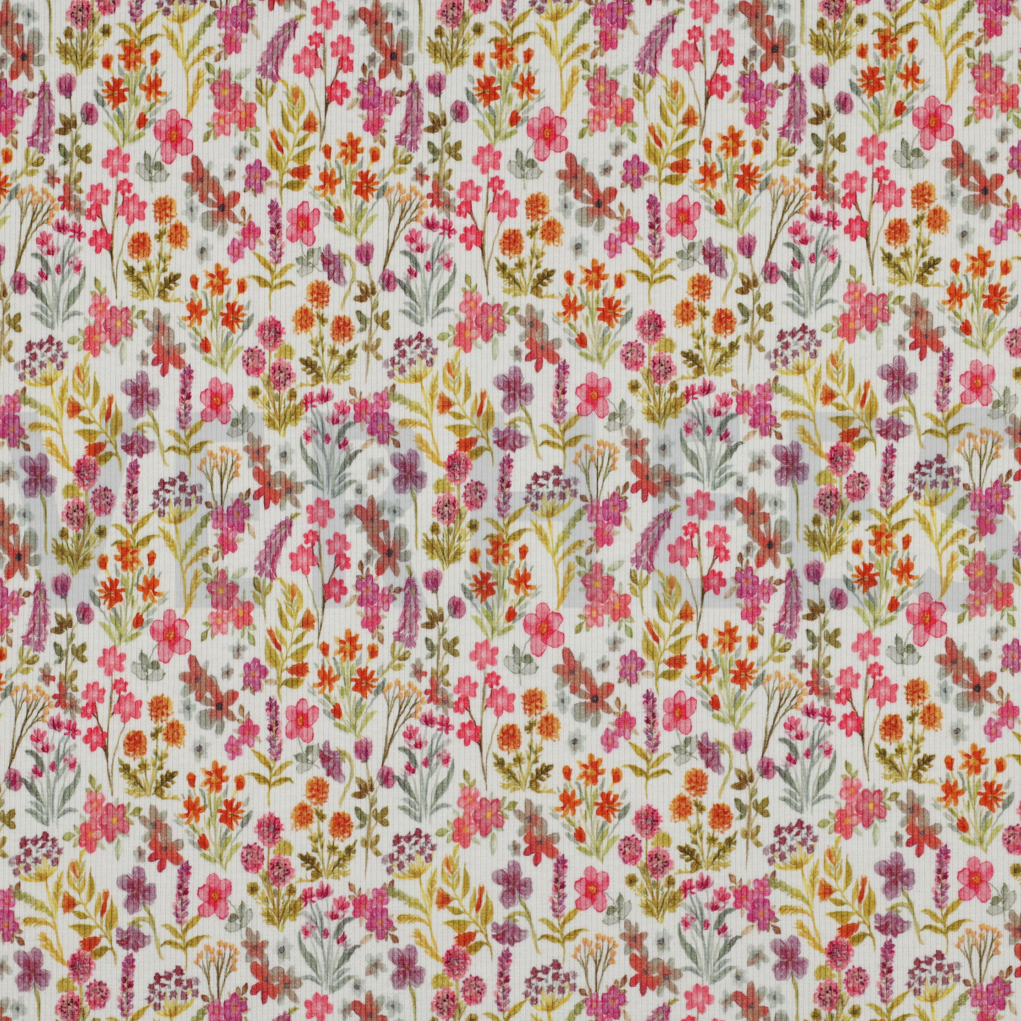 JERSEY CÔTELÉ DIGITAL FLEURS ROSE (high resolution)