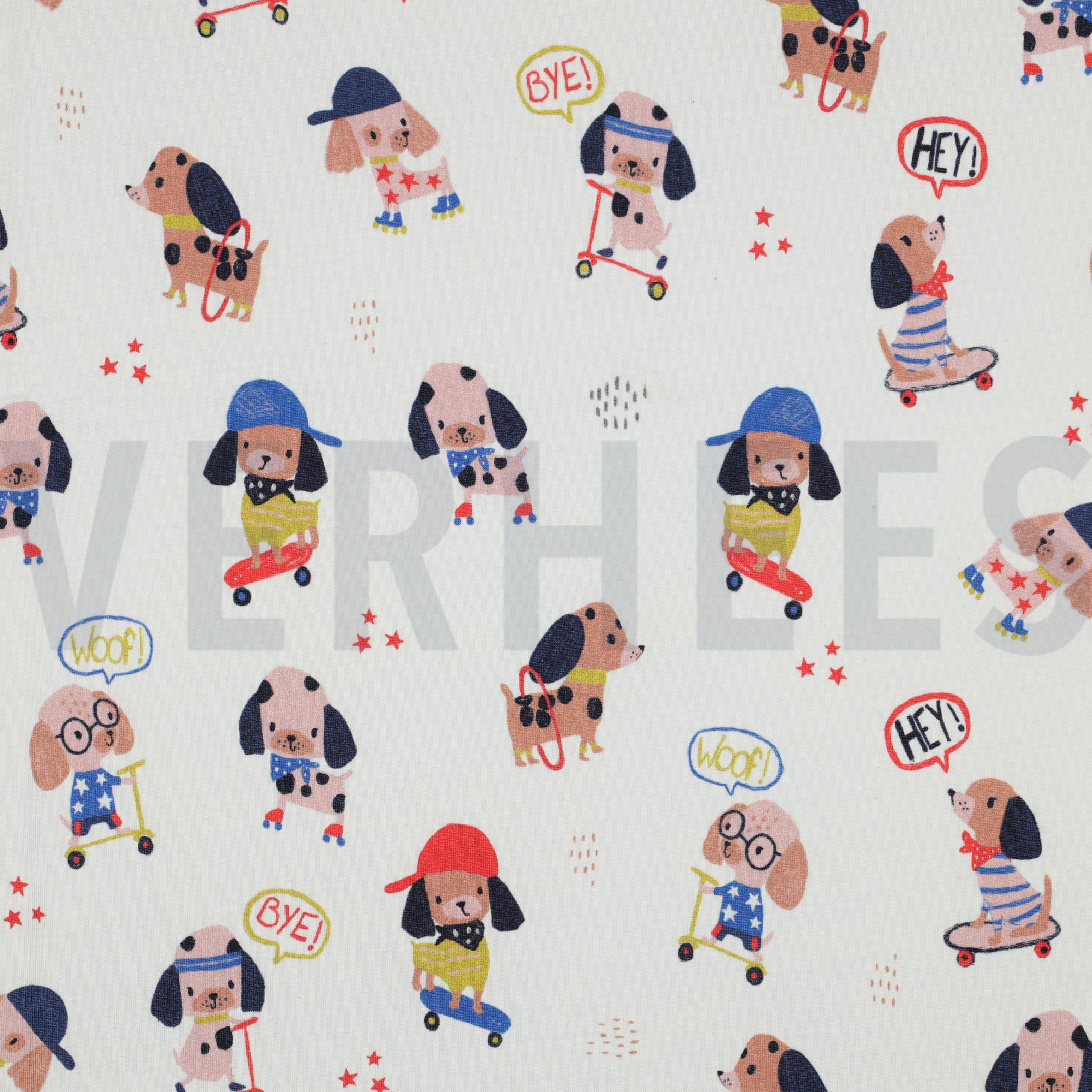 JERSEY DIGITAL CHIENS BLANC (high resolution)