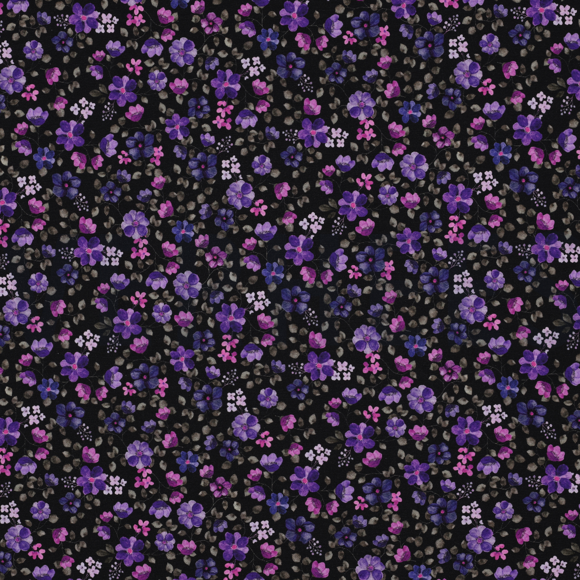 JERSEY GOTS DIGITAL BLUMEN MARINEBLAU/LILA (high resolution)