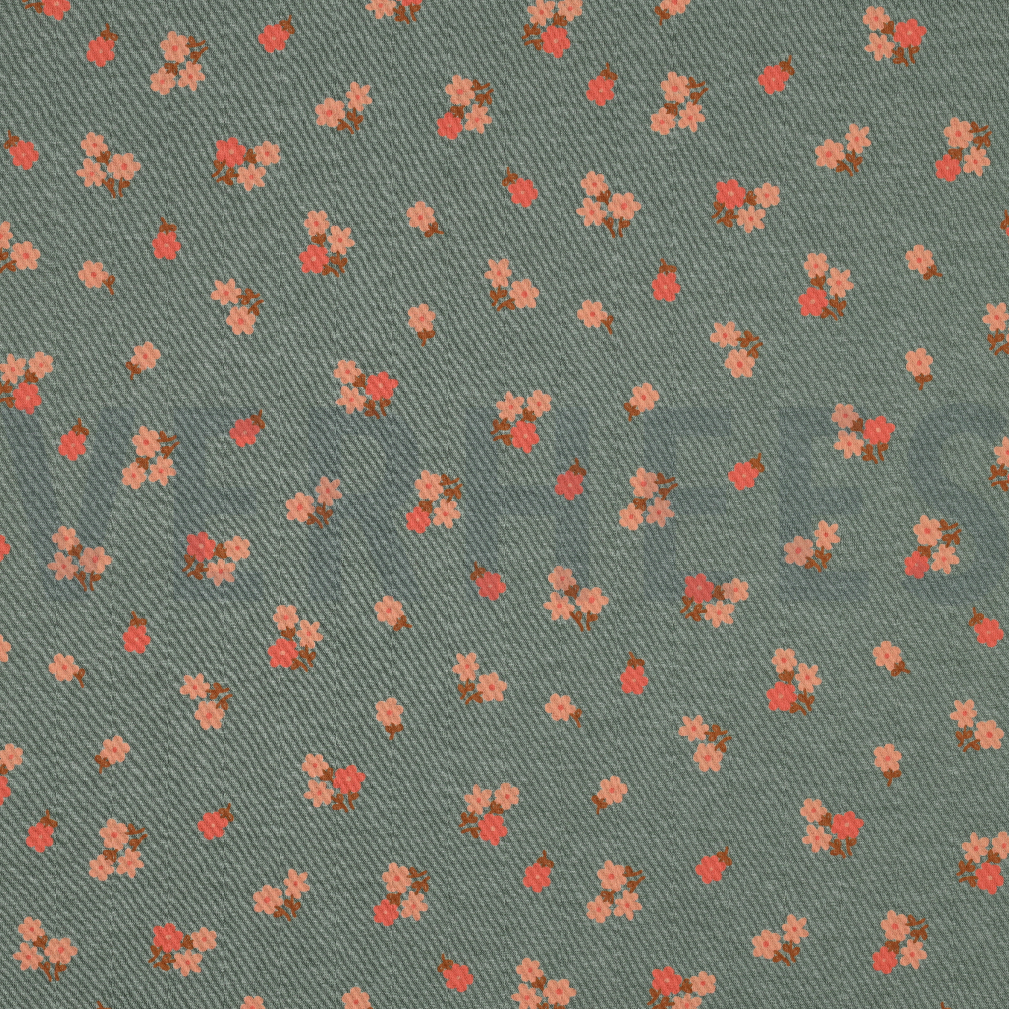 JERSEY MELANGE BLOEMEN DONKER MINT (high resolution)