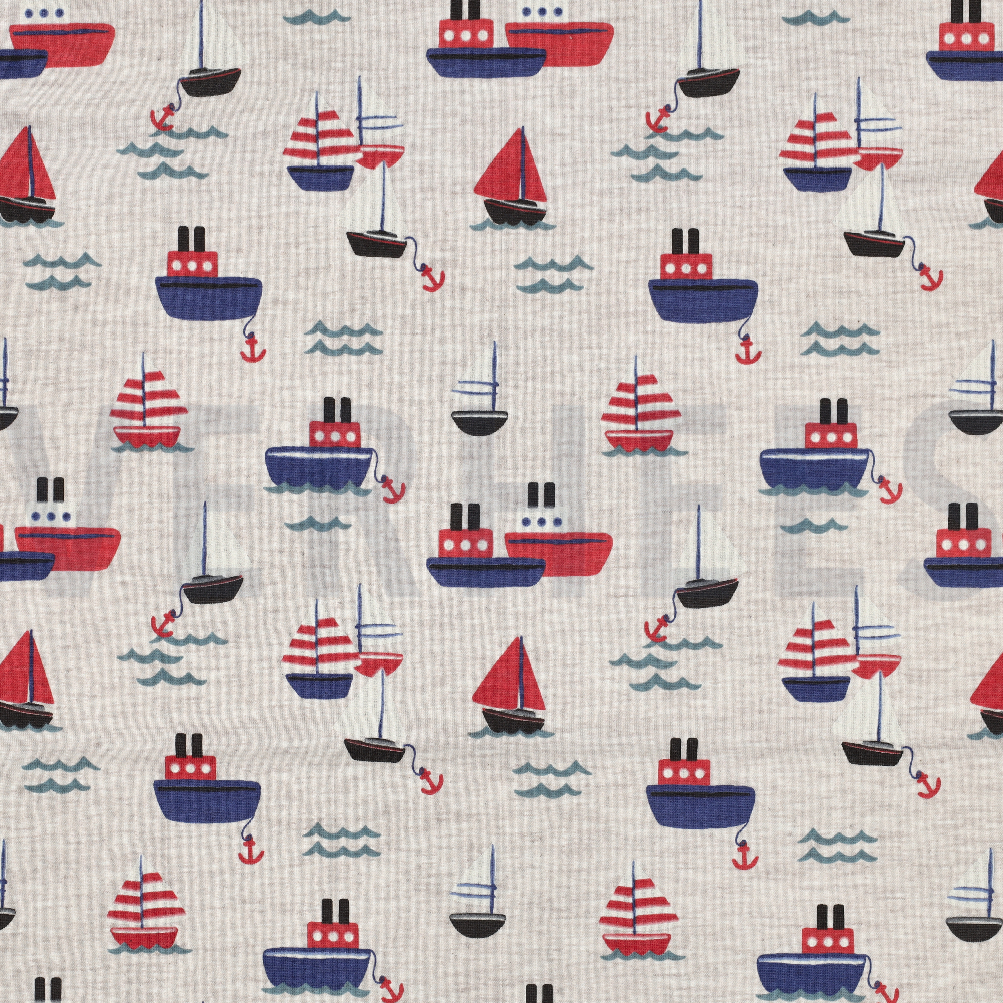 JERSEY MELANGE BOATS LIGHT SAND (high resolution)