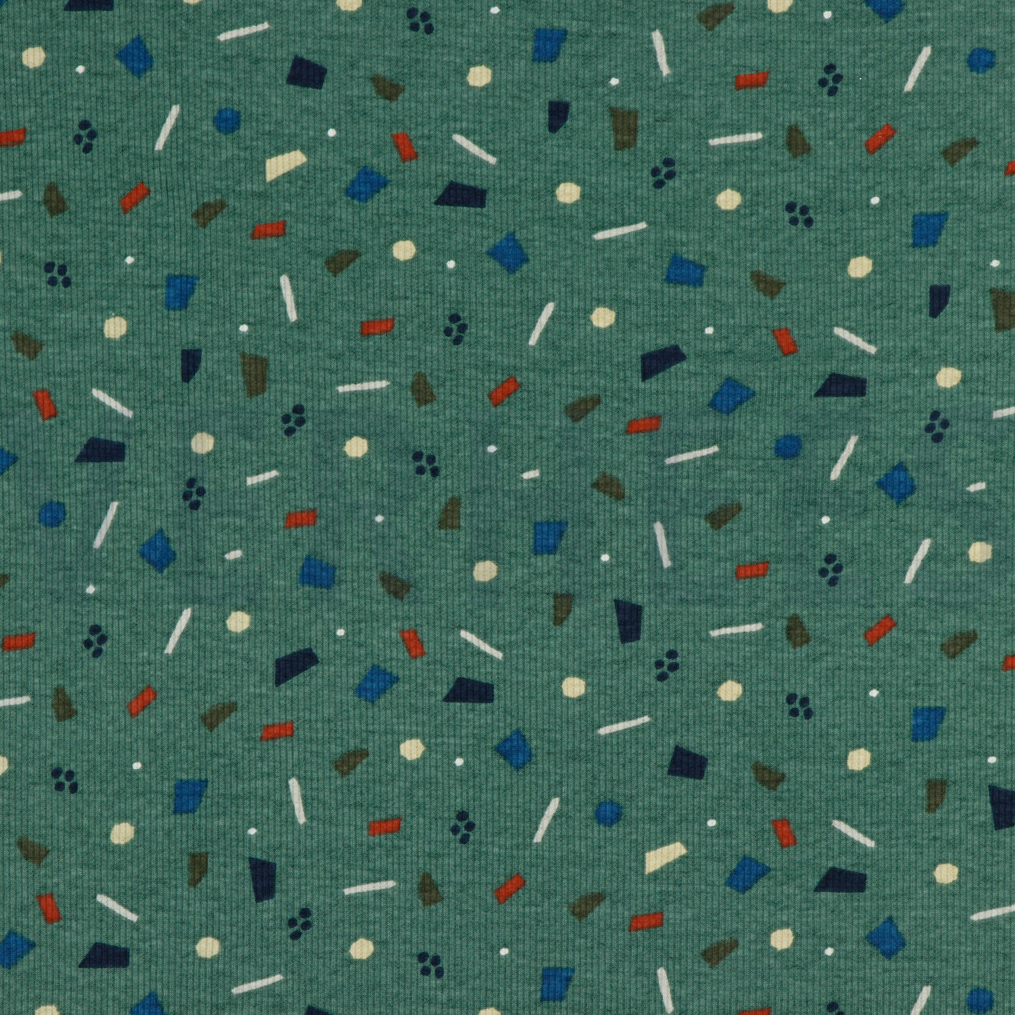 RIB JERSEY PUNTJES OUDGROEN (high resolution)