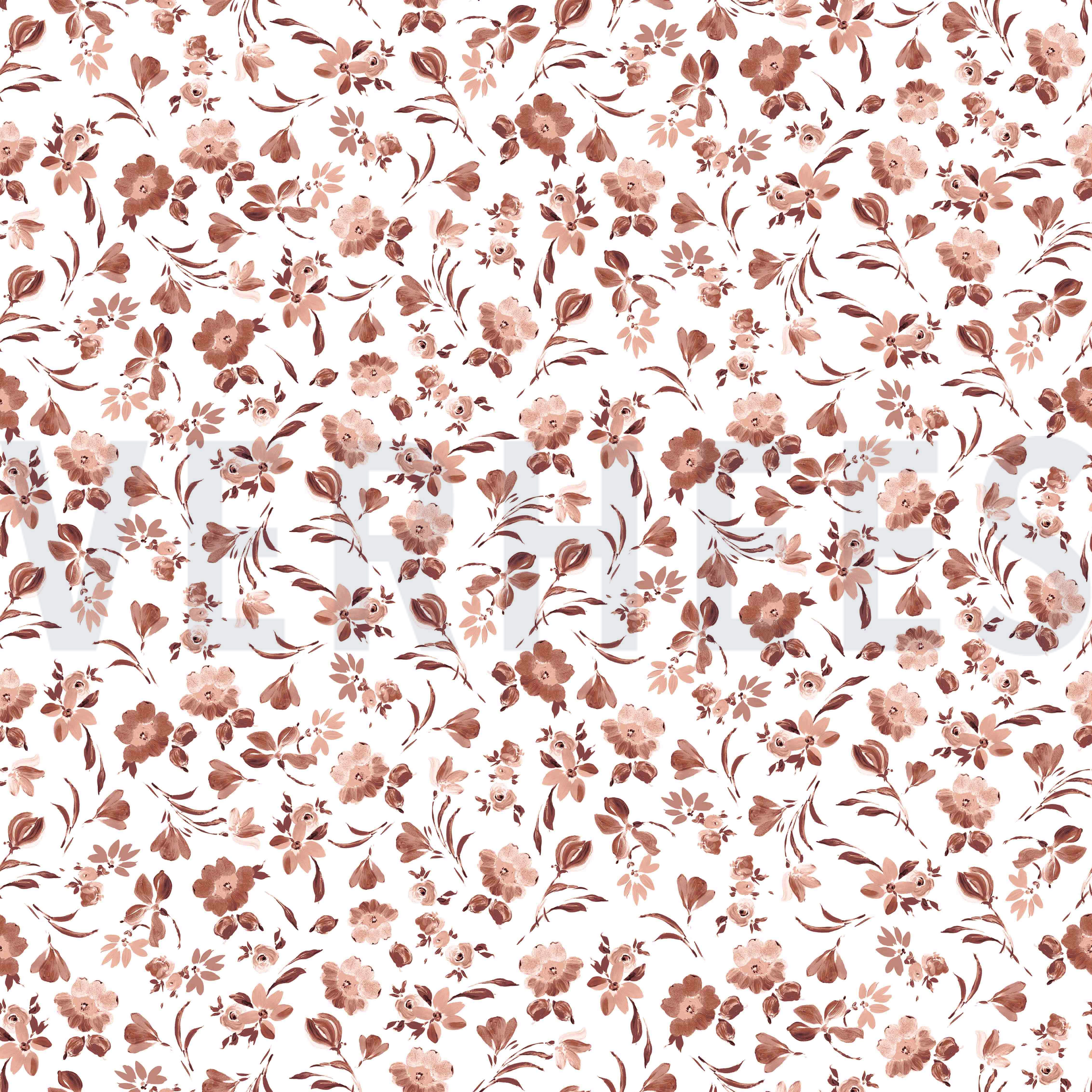 JERSEY DIGITAL FLOWERS WHITE/MAUVE (high resolution)