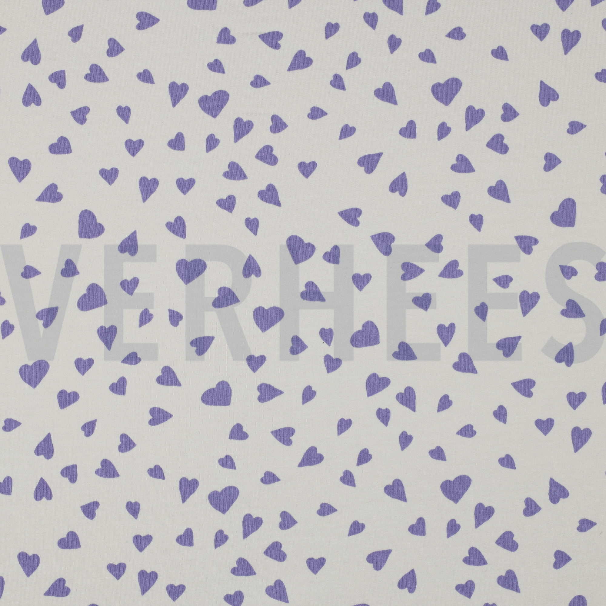 FRENCH TERRY CHIENS ET CŒURS BLANC CASSÉ (high resolution)