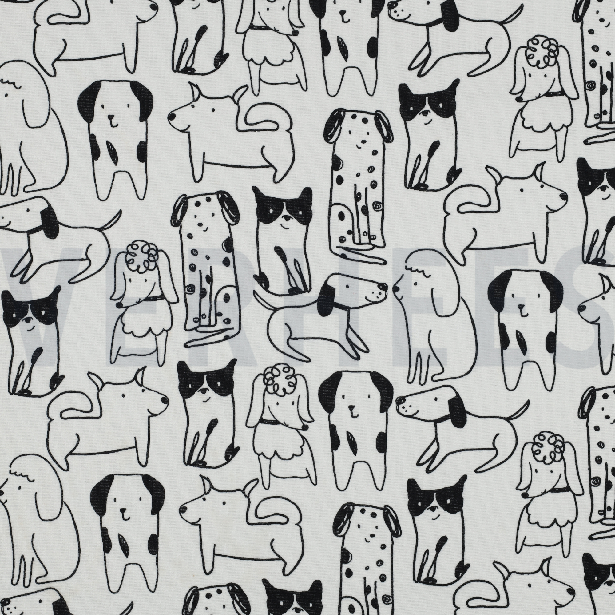 FLANEL HONDEN GEBROKEN WIT (high resolution)