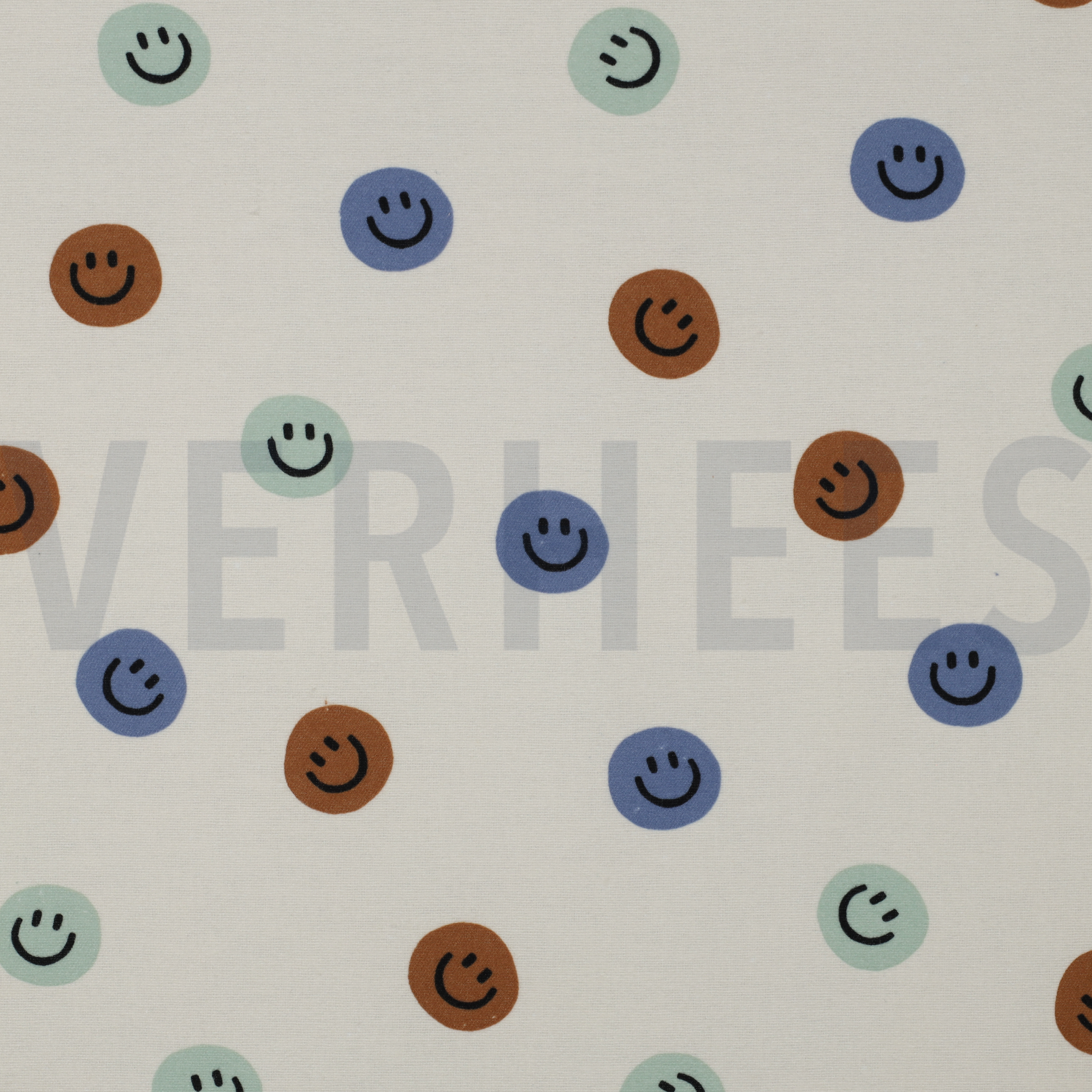 FLANELL SMILEYS GRÜN (high resolution)