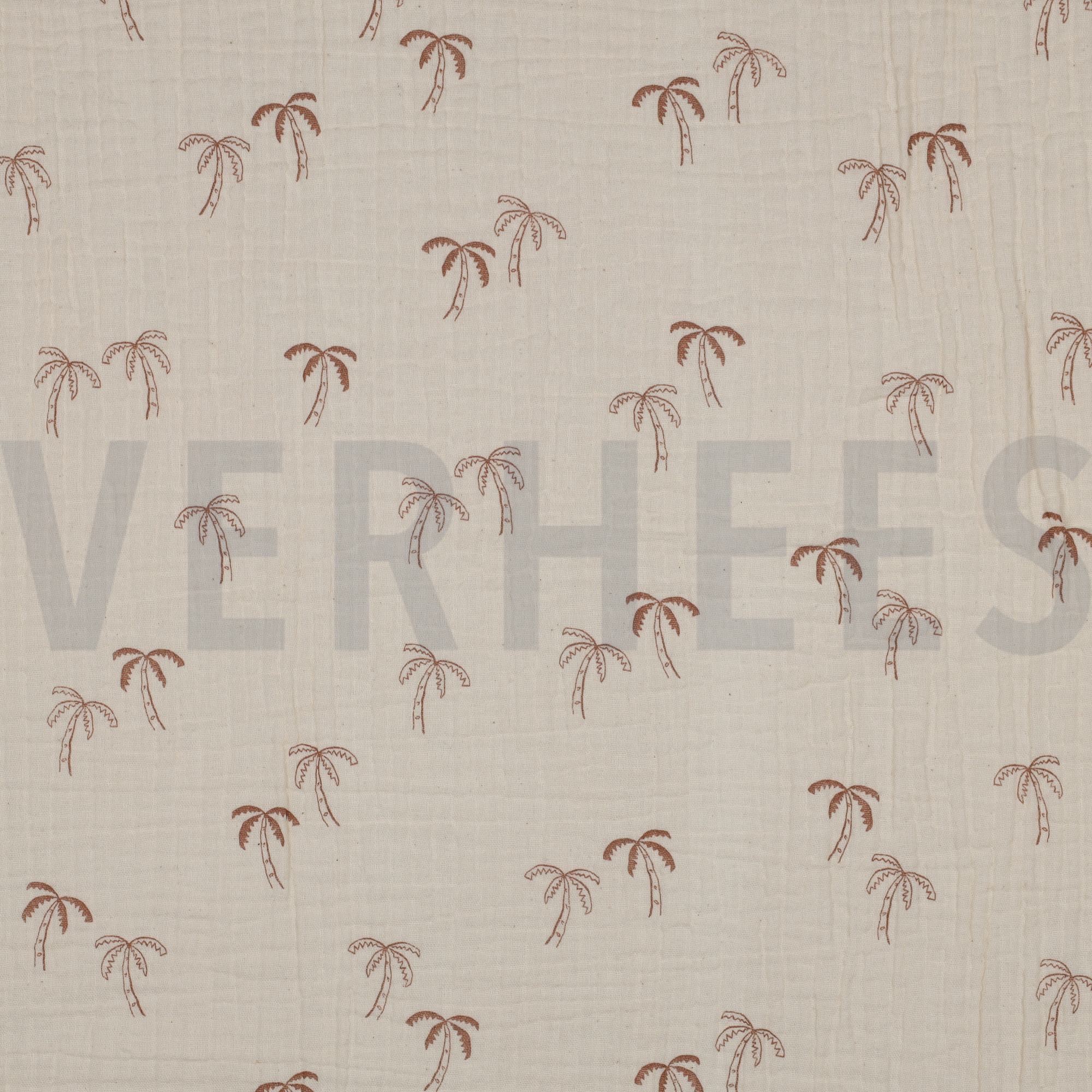 DOUBLE GAUZE GOTS NATURAL PALMBOMEN NATUREL (high resolution)