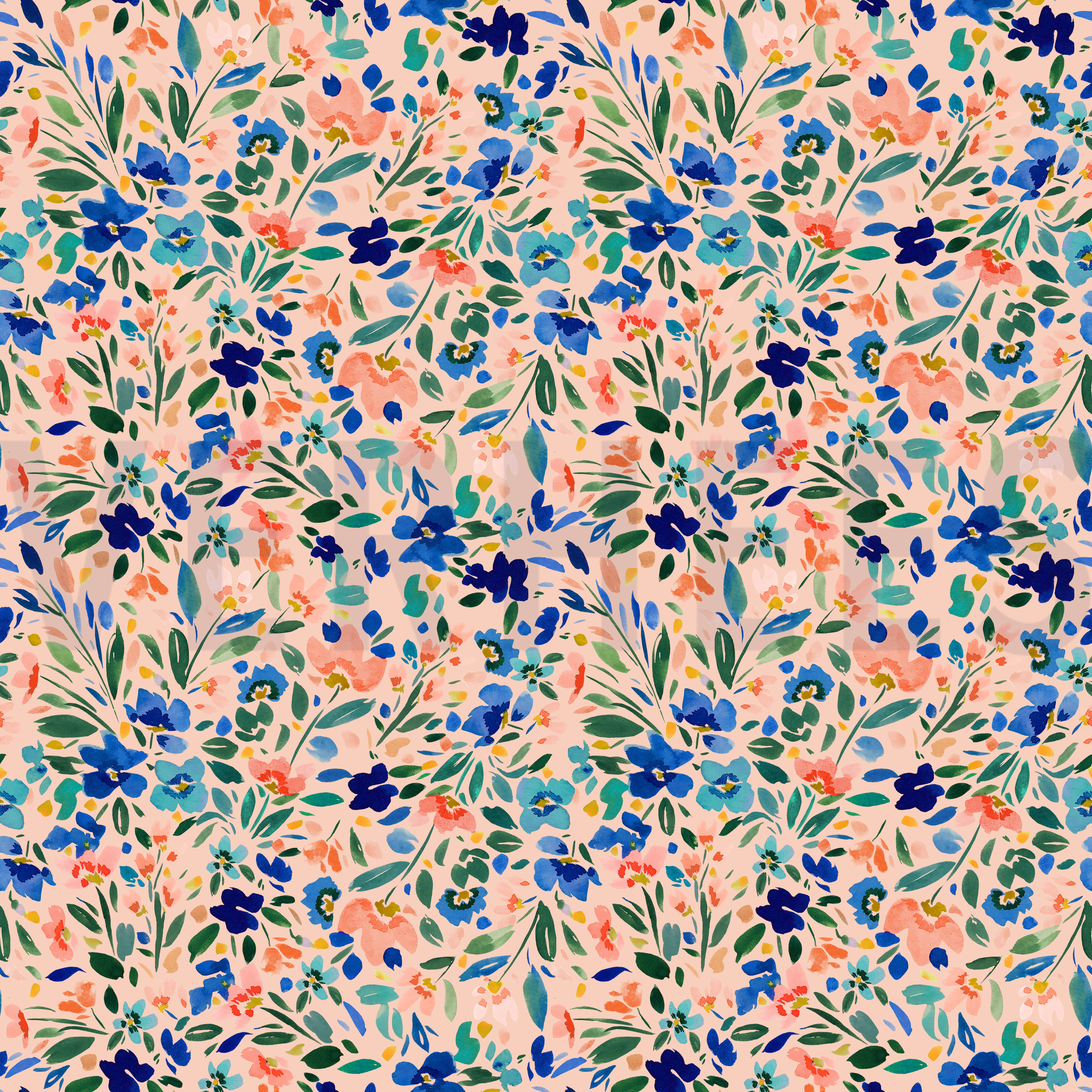 JERSEY DIGITAAL VELDBLOEMEN LICHT ZALM (high resolution)