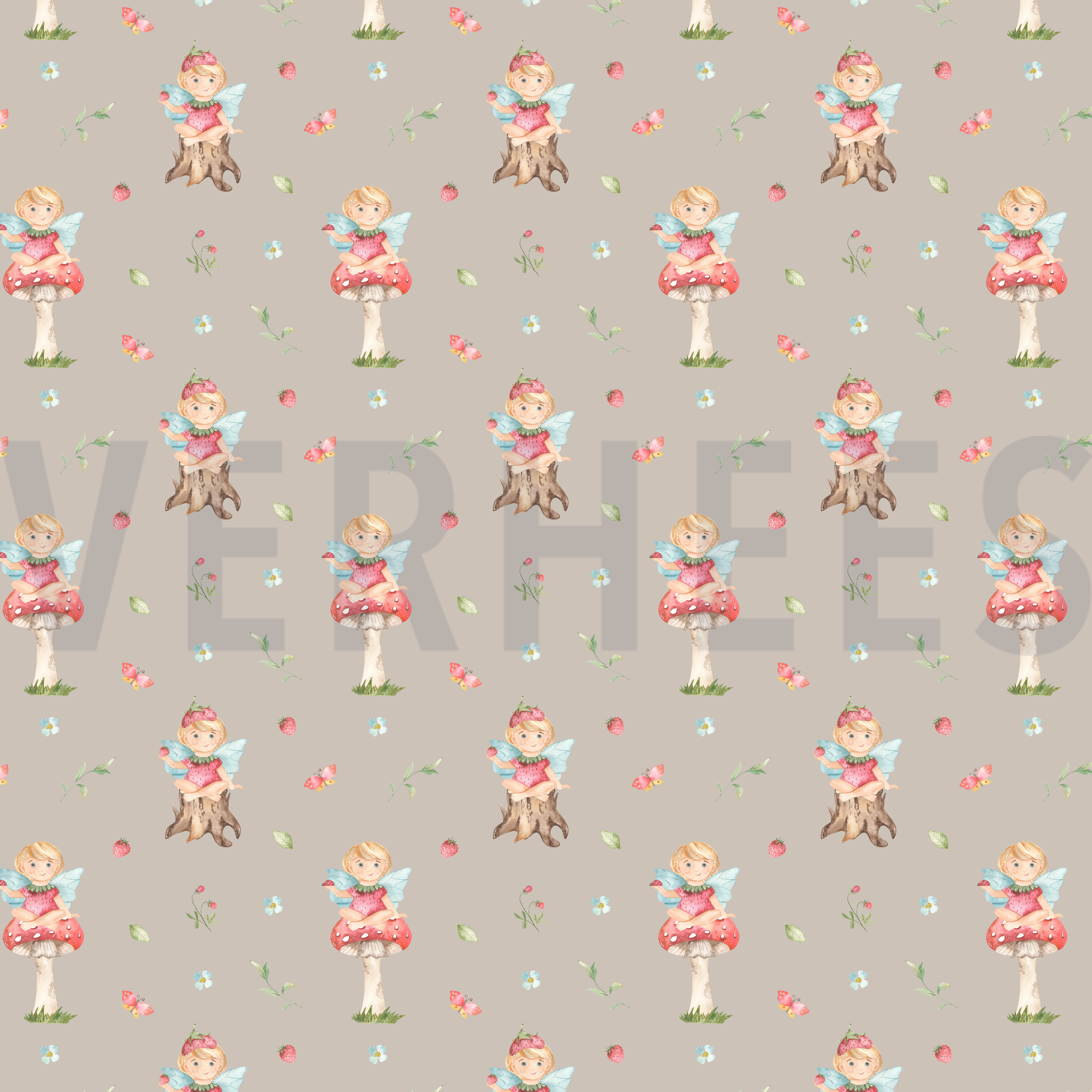 POPLIN DIGITAL SWEET ELF LIGHT SAND (high resolution)