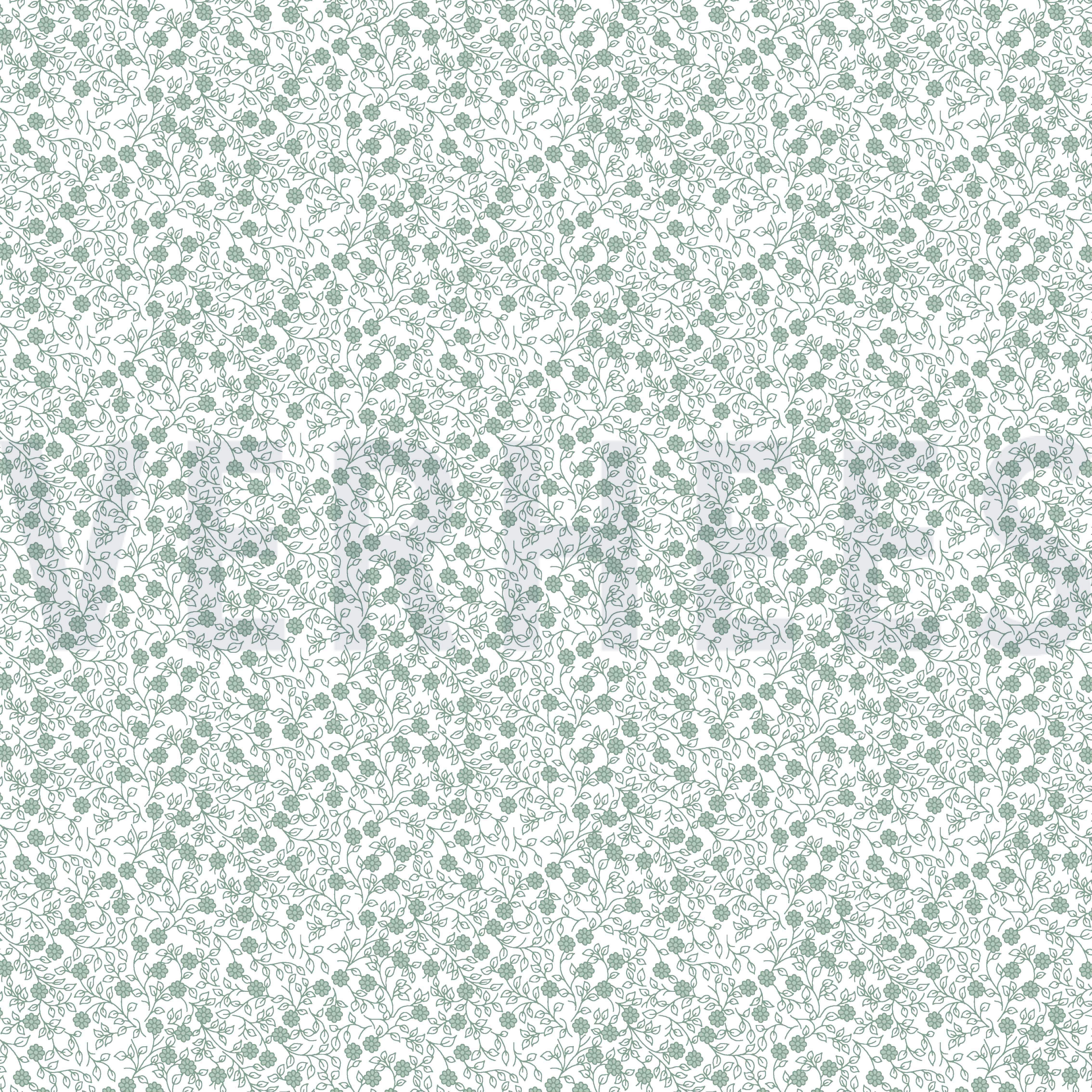 KATOENEN POPLIN MINIMALS WIT/NILE (high resolution)