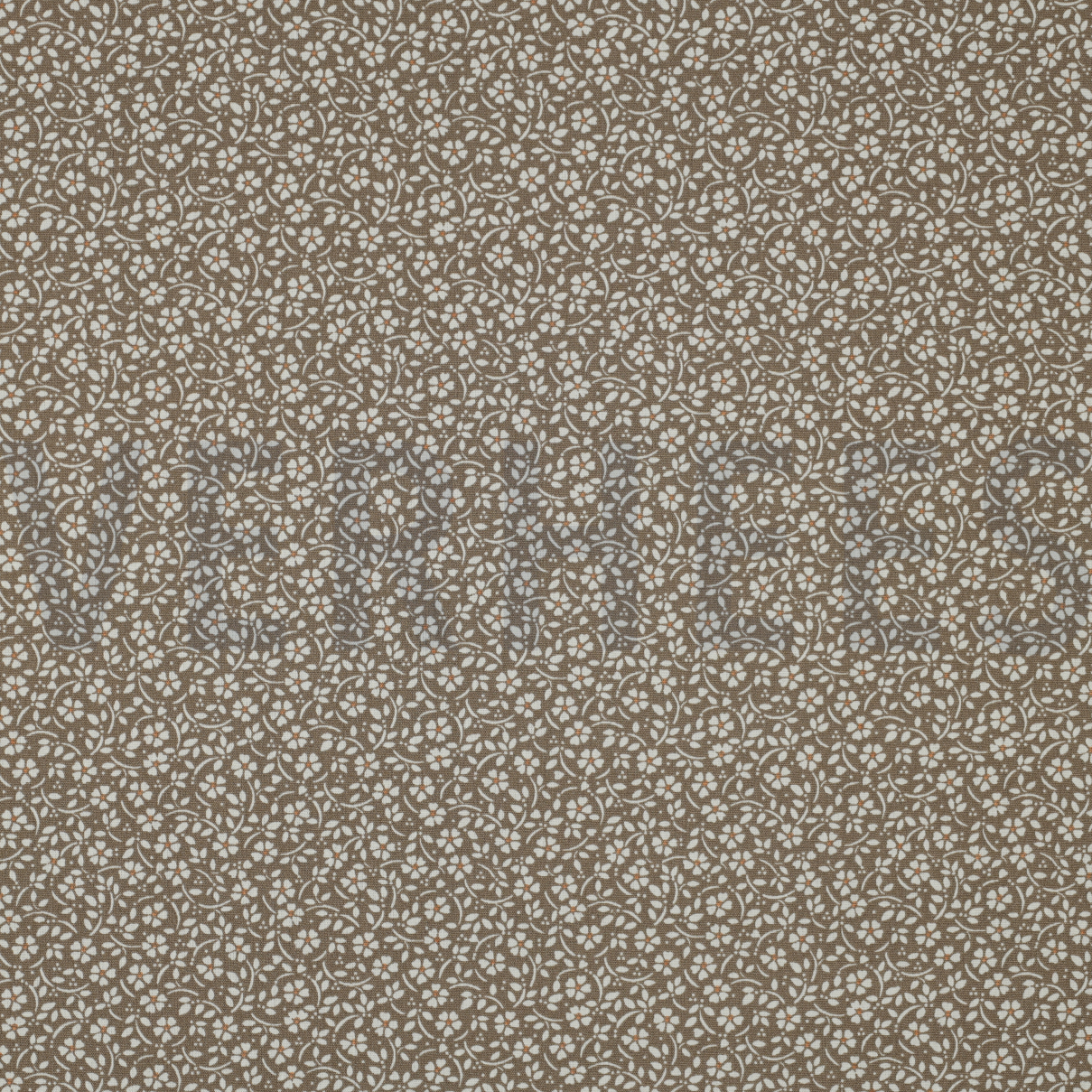 KATOENEN POPLIN BLOEMEN EN STIPPEN MOSGROEN (high resolution)