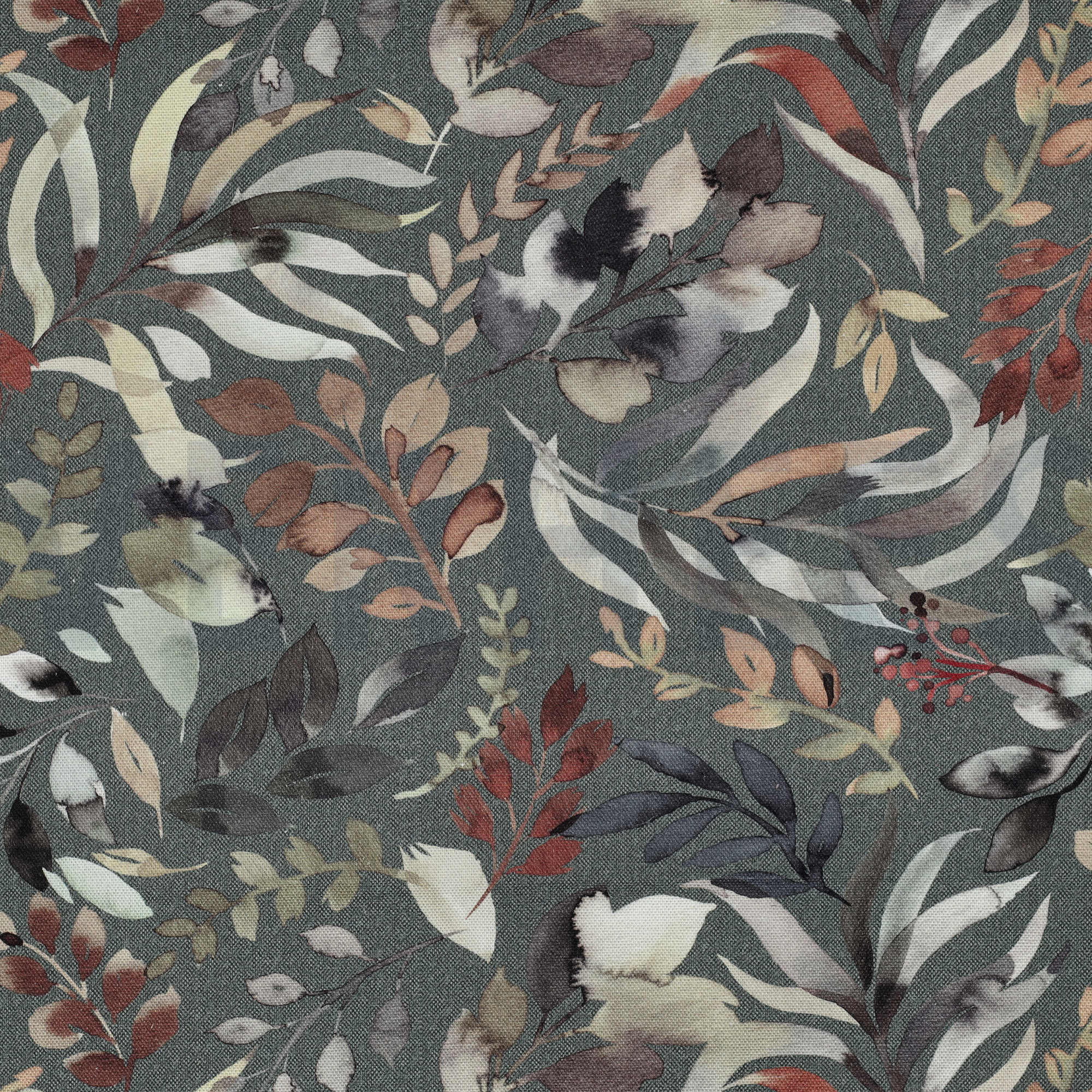 CANVAS DIGITAL LEAVES SAGE (high resolution)