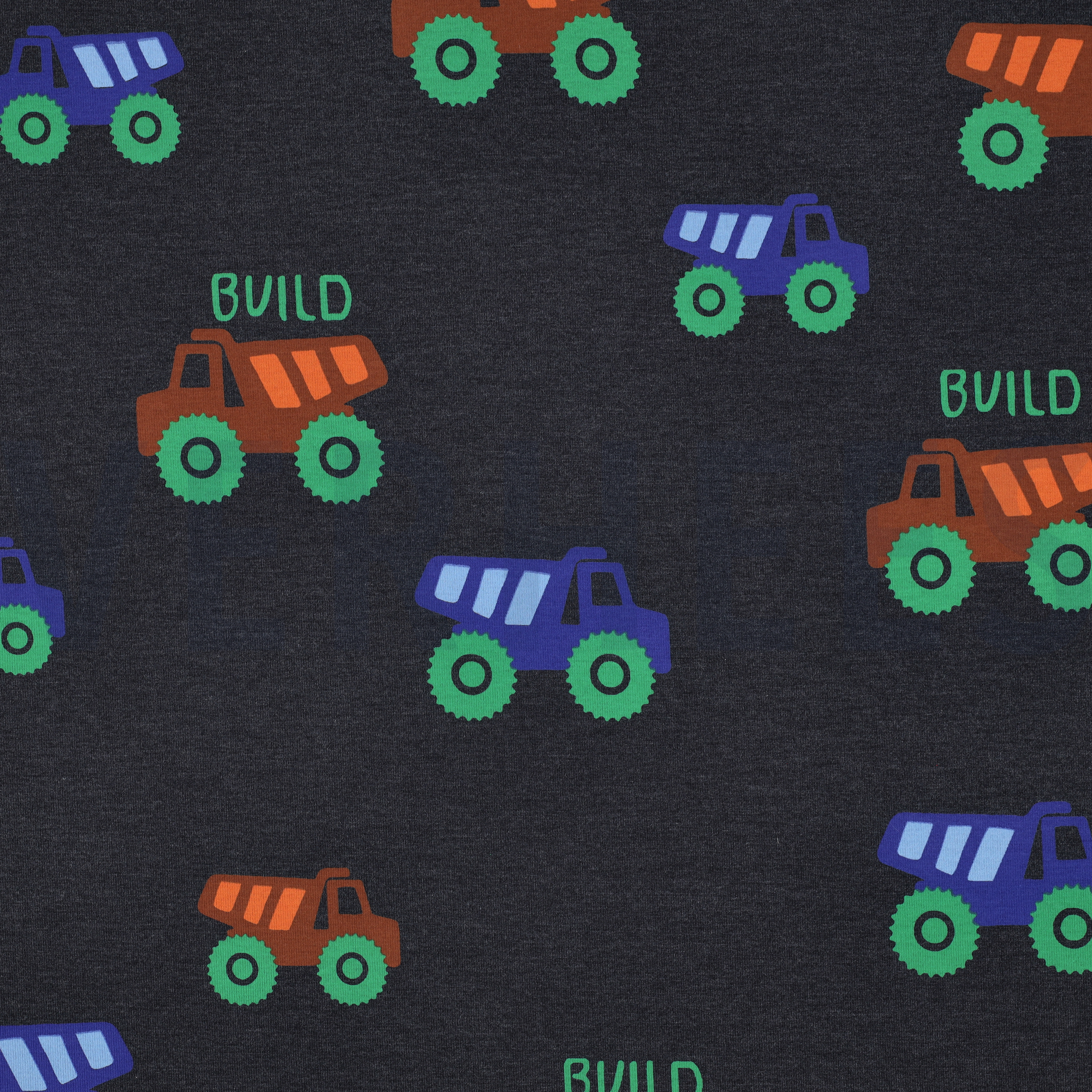 JERSEY MELANGE CONSTRUCTION VEHICLES NAVY (high resolution)