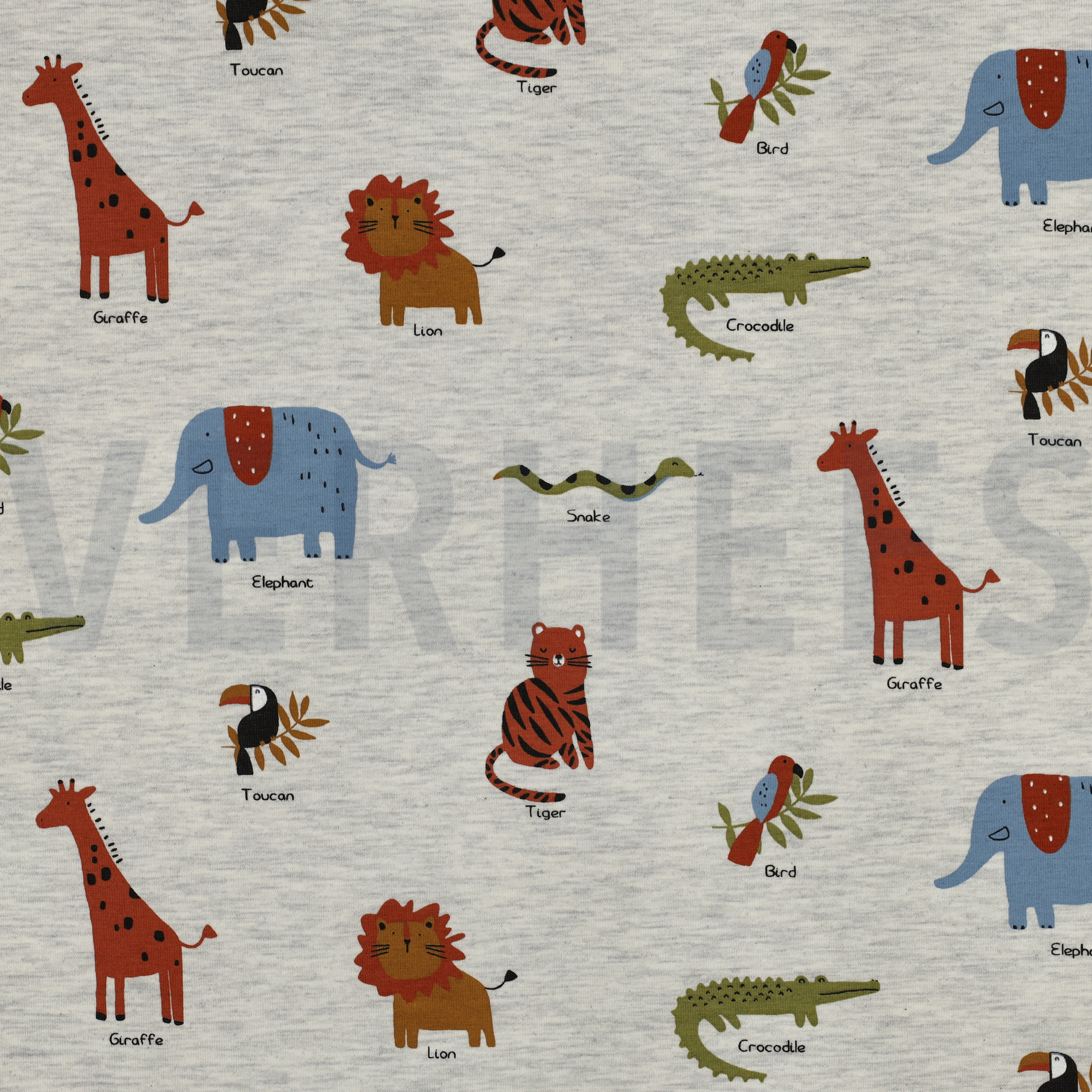 JERSEY MELANGE SAFARITIEREN HELLGRAU (high resolution)